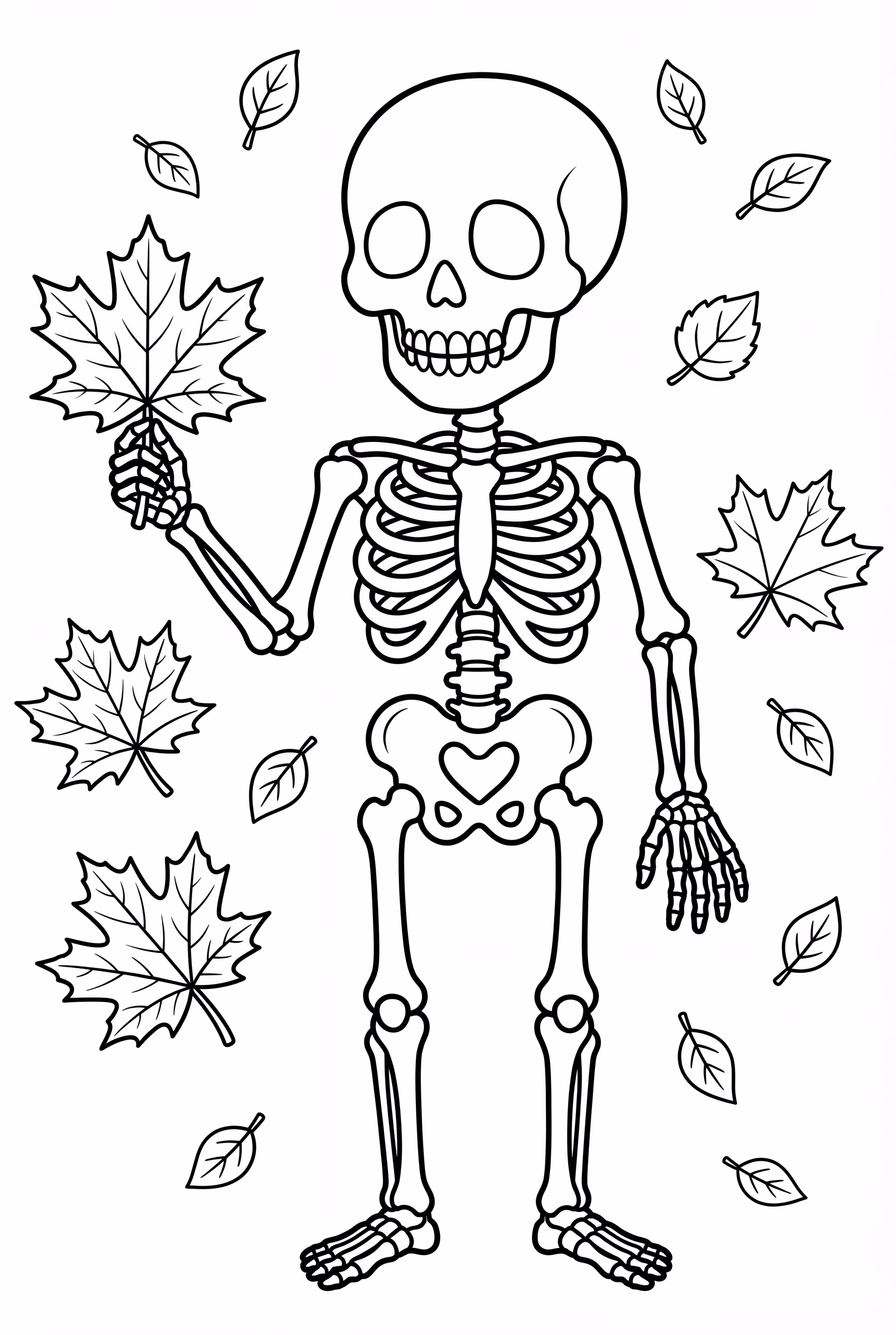 skeleton autumn party
