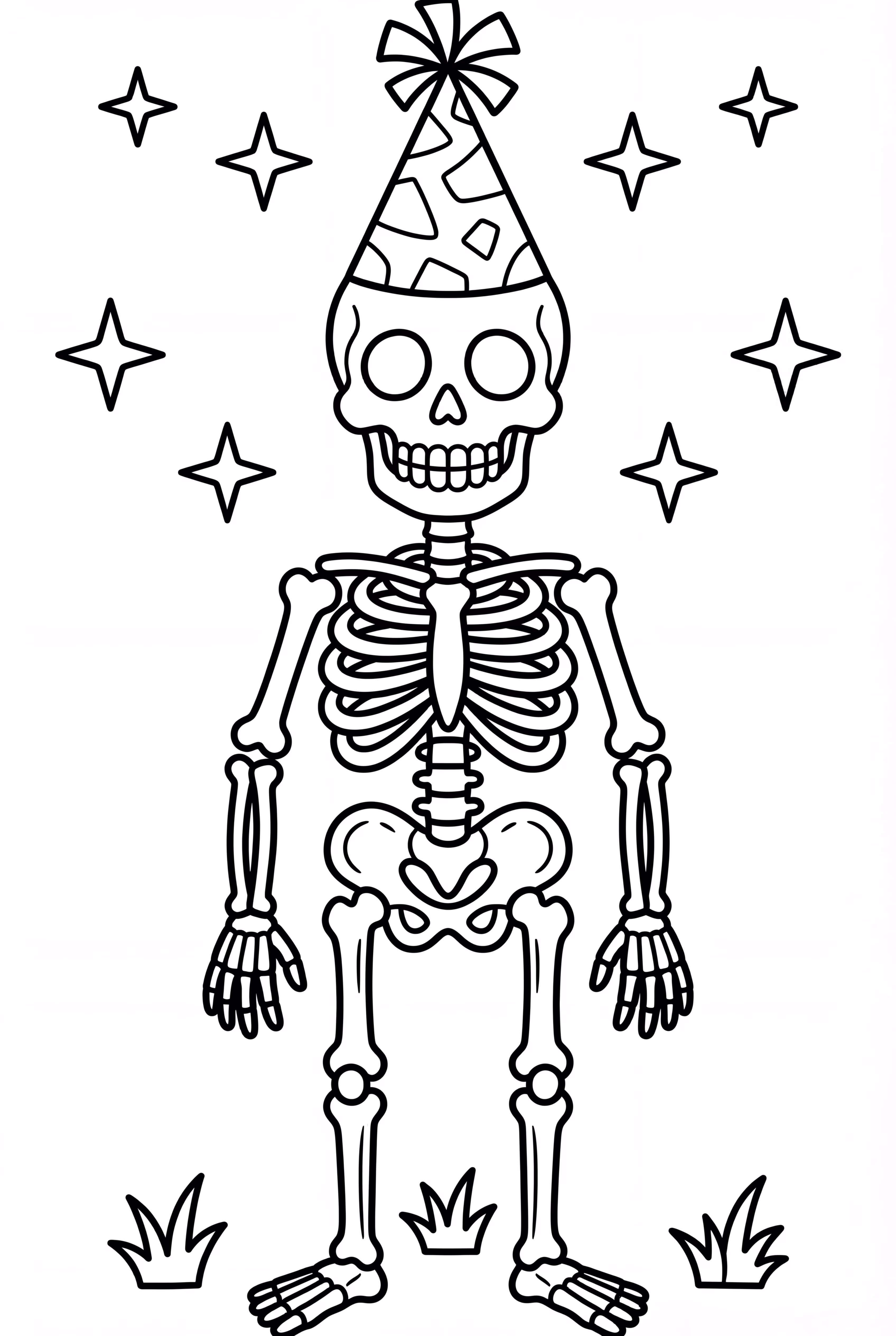 skeleton costume party