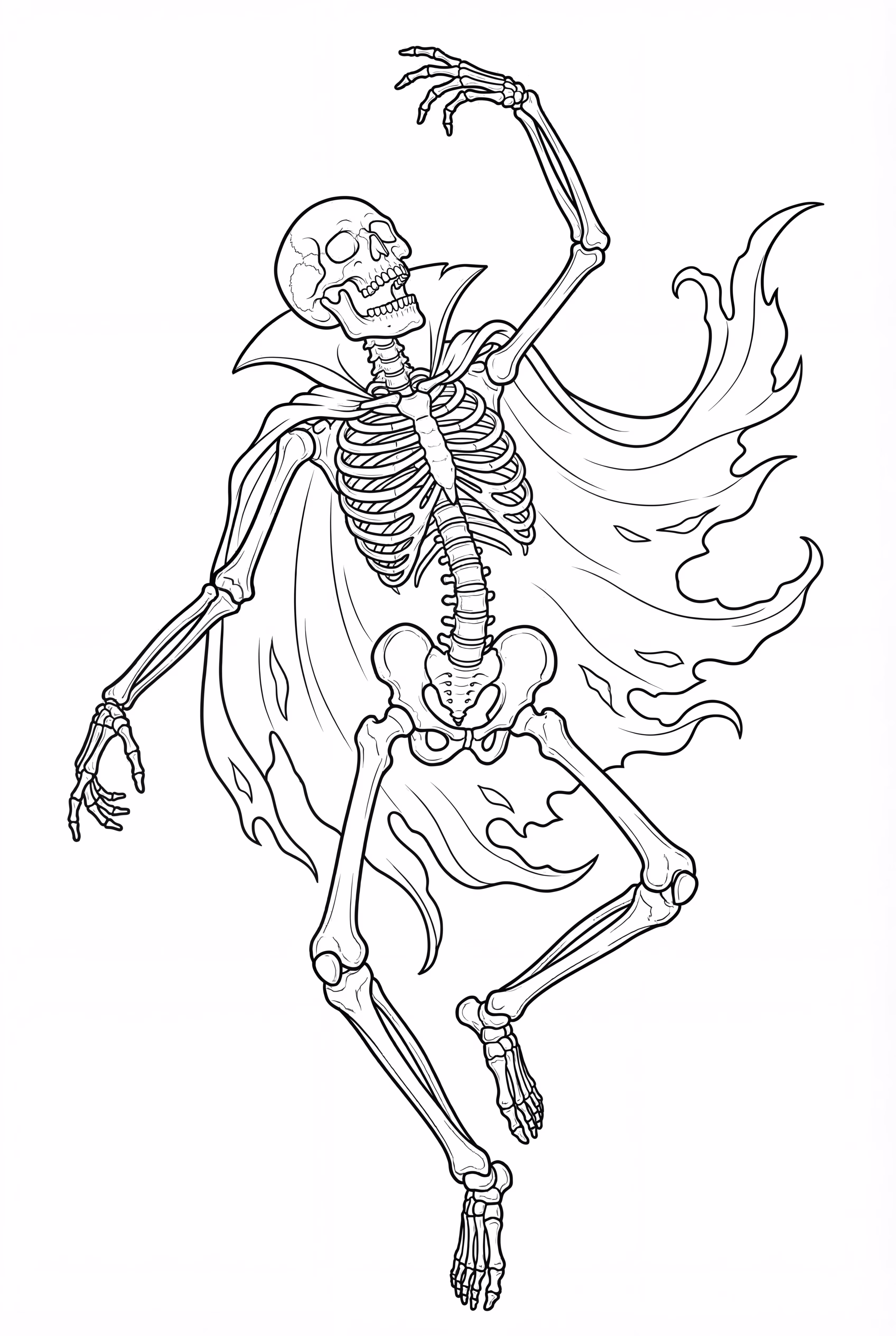 squelette danse gothique
