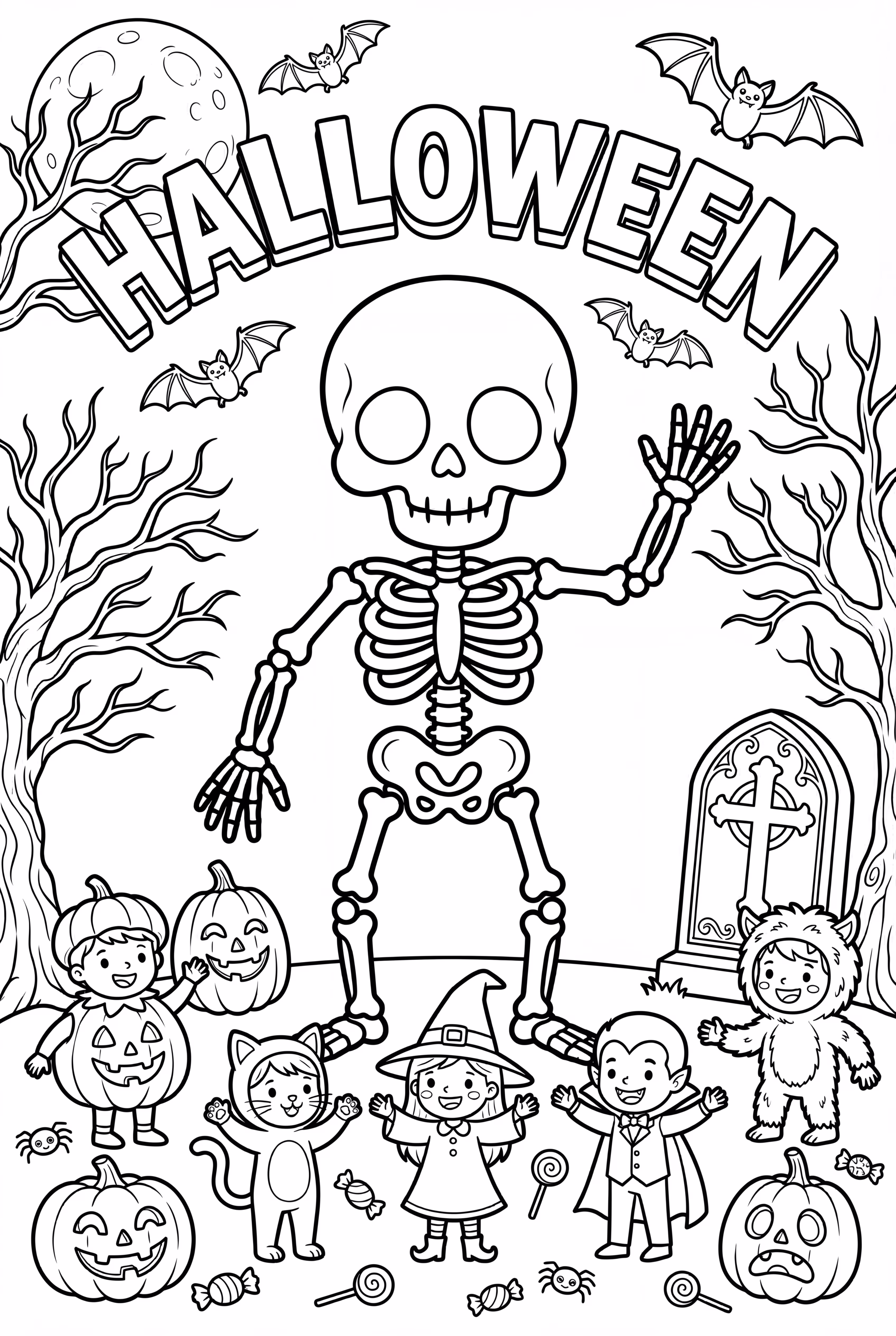 skeleton halloween wave-2