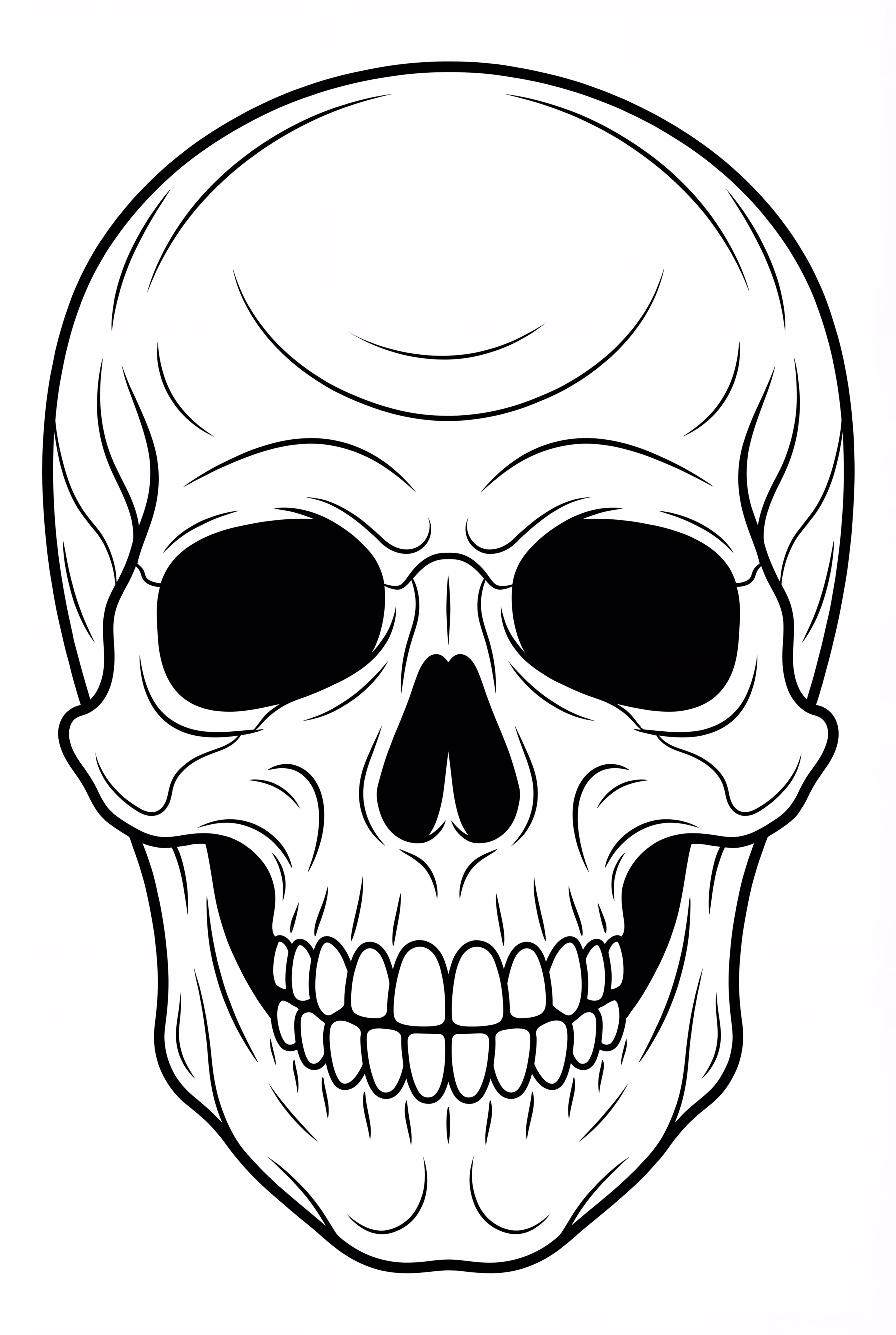 해골 머리 기본