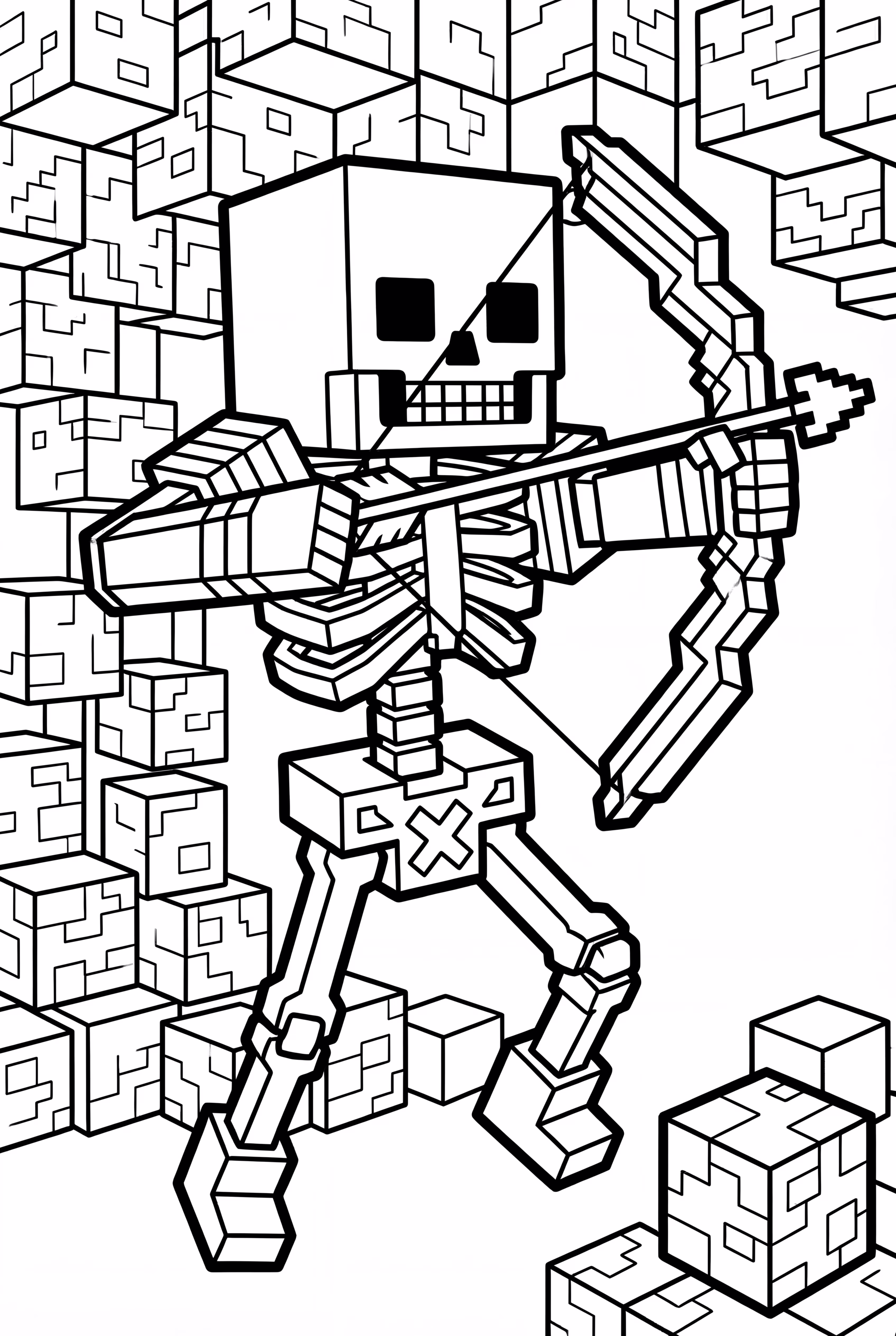 skeleton minecraft archer