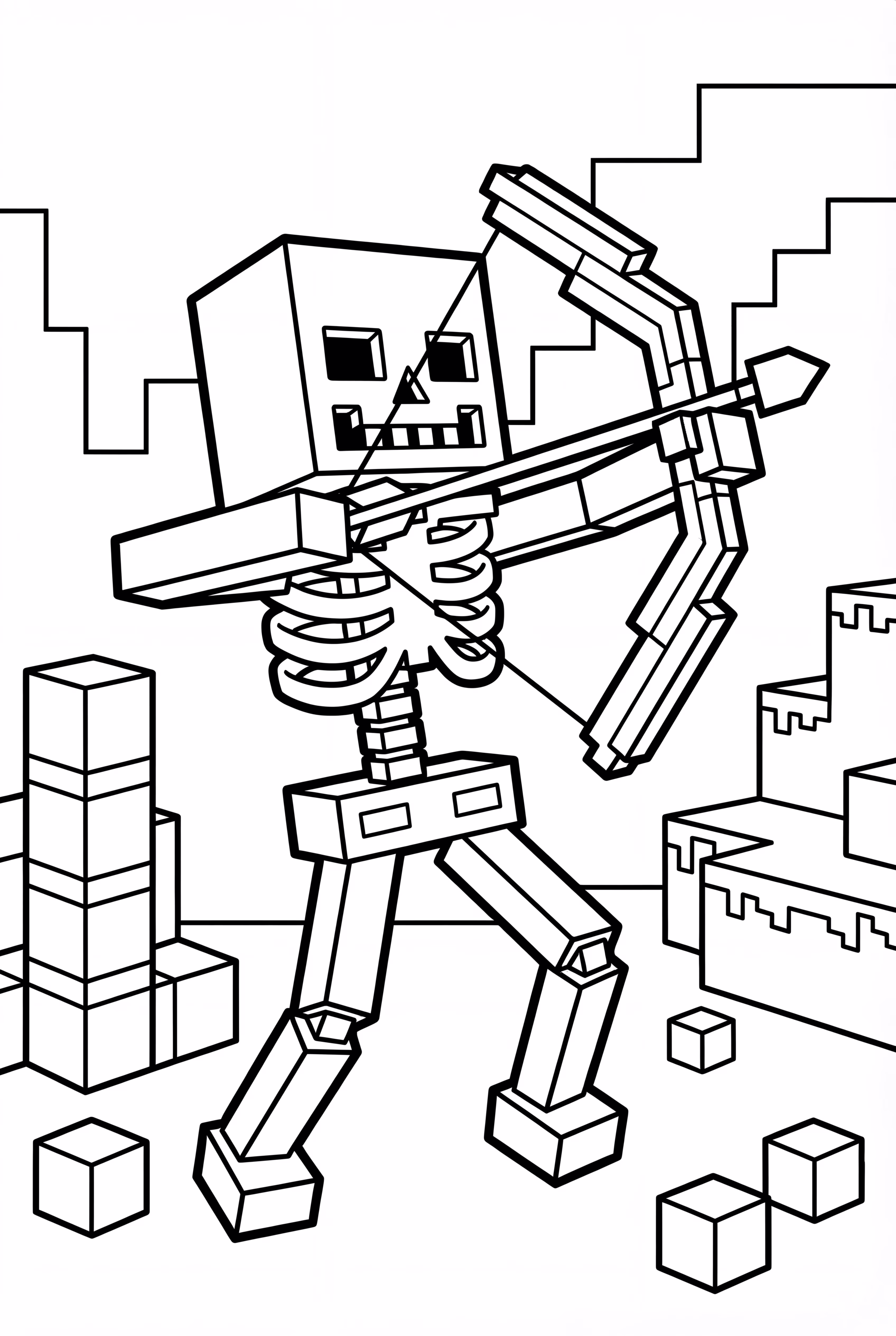 skeleton minecraft archer