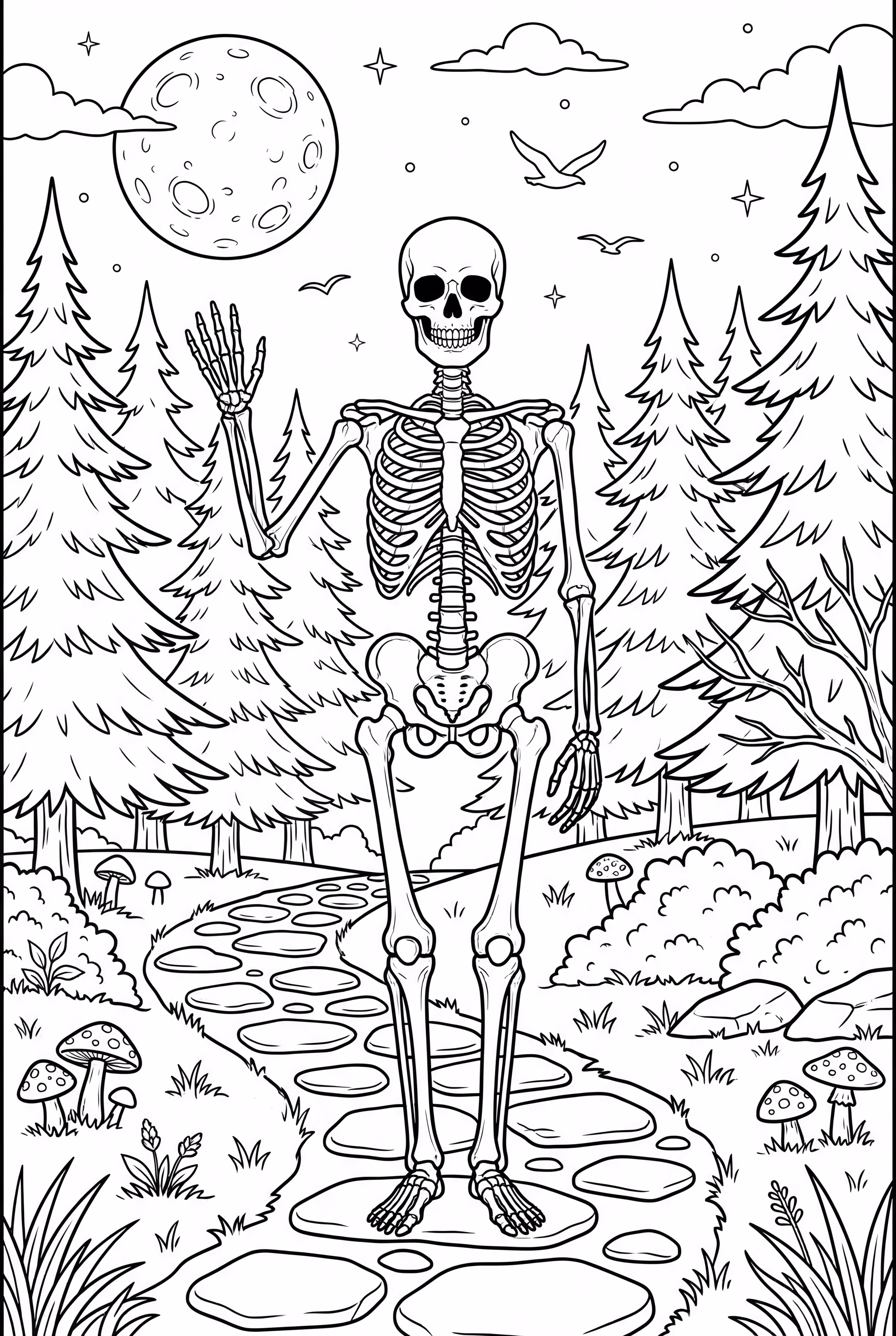 骷髅月光漫步-2