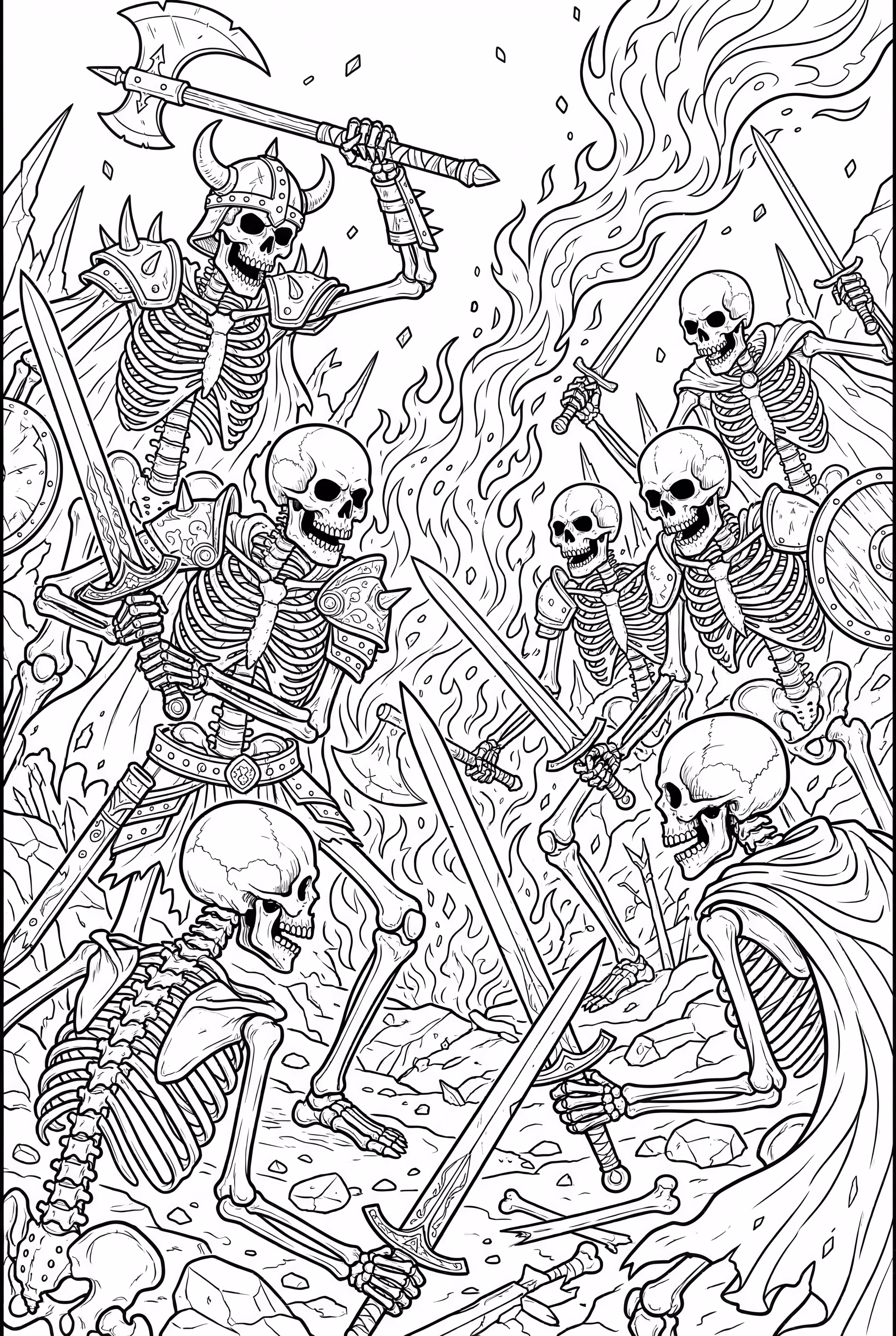 skeleton mutant battle