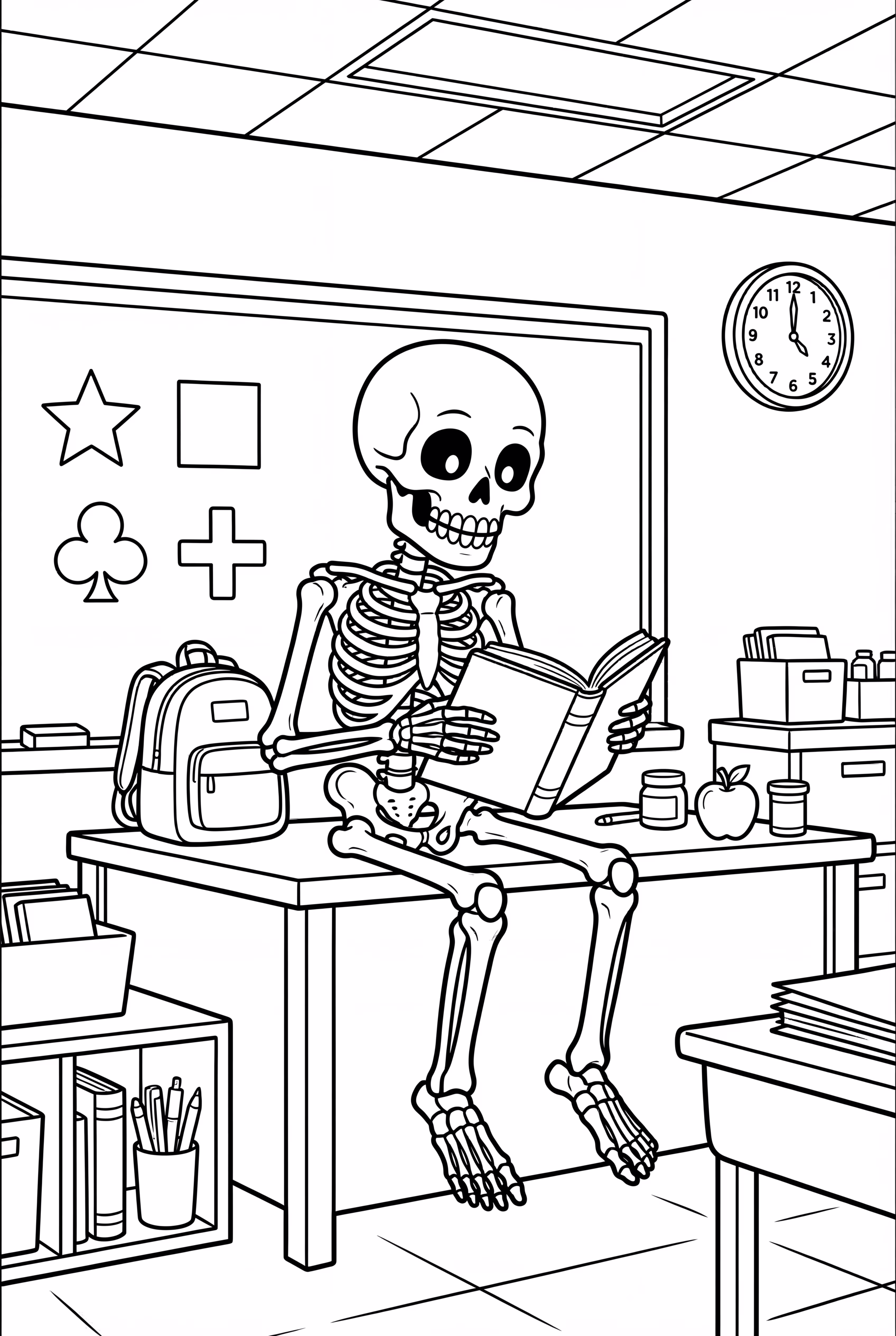 skeleton school fun