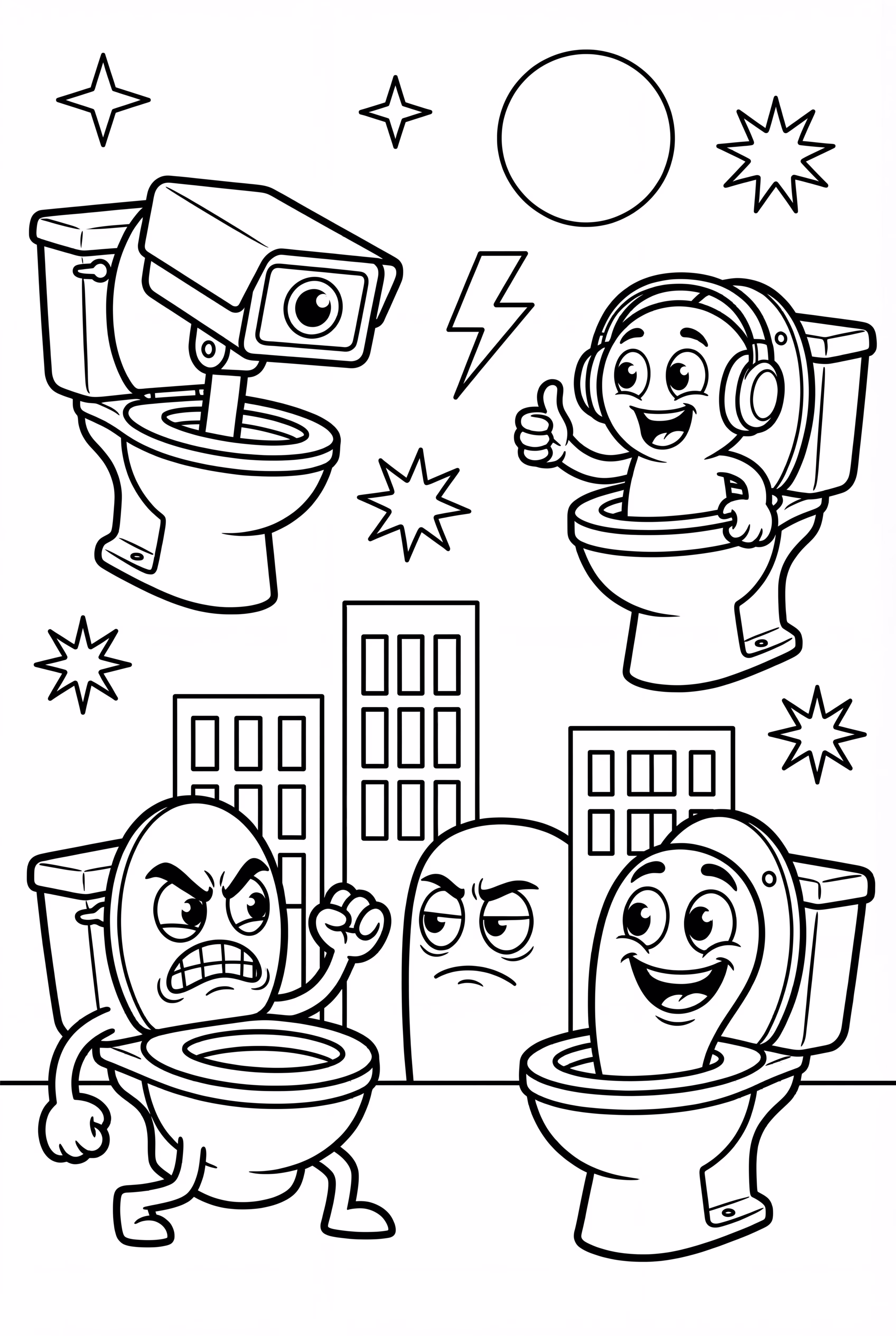 Skibidi Toilet Multiverse Battle Scene