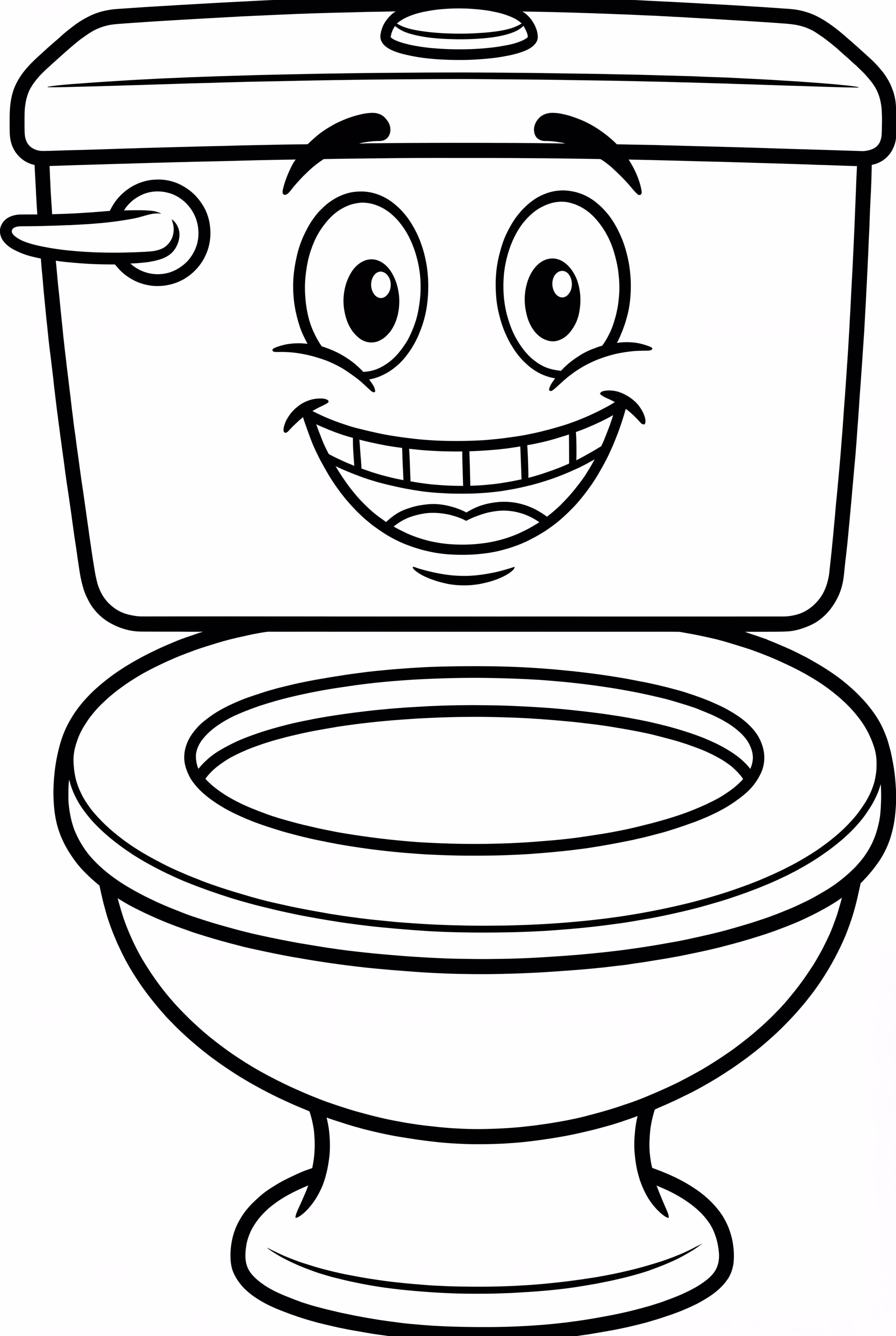 Toilette Skibidi Avec Un Grand Sourire