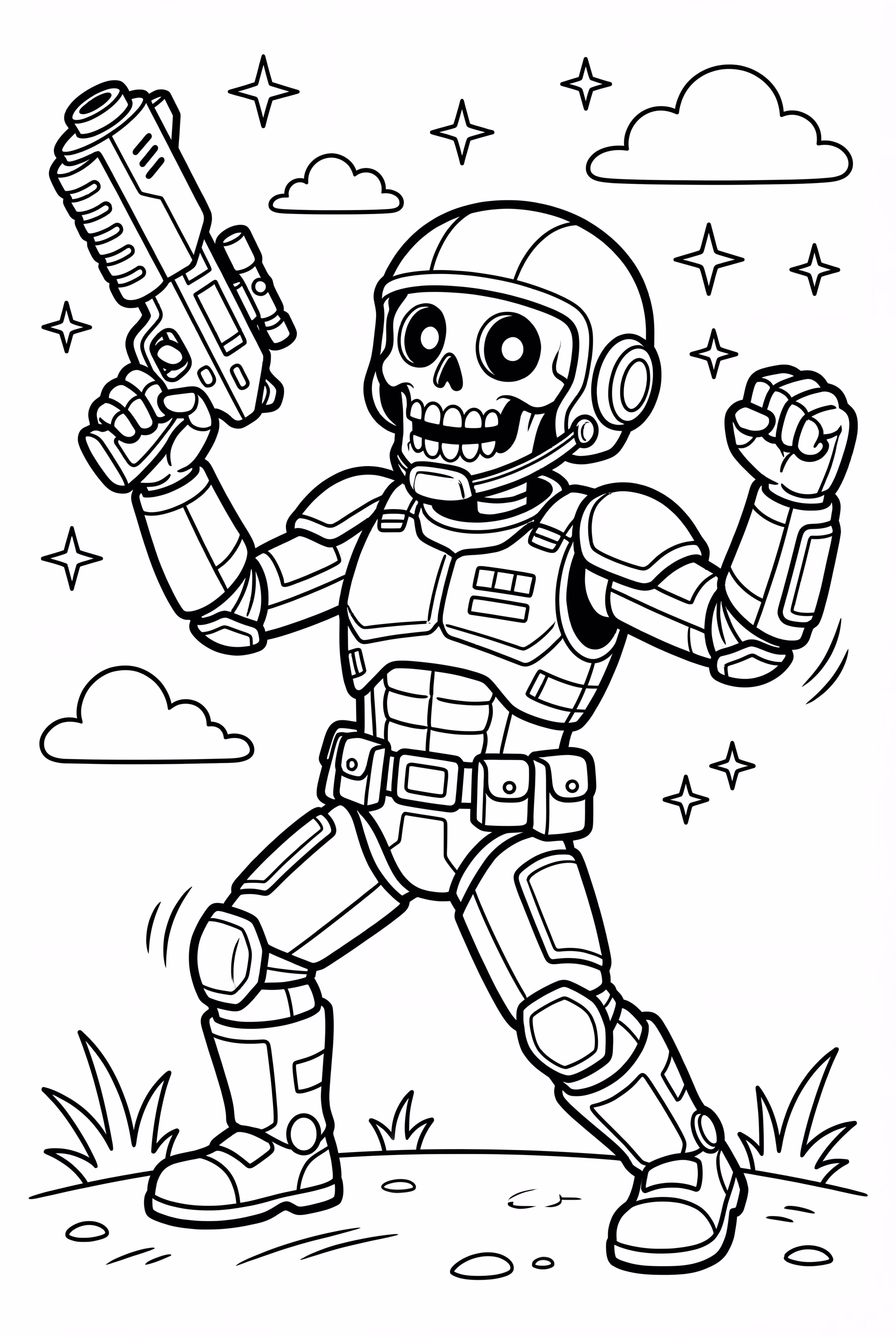 Skull trooper battle