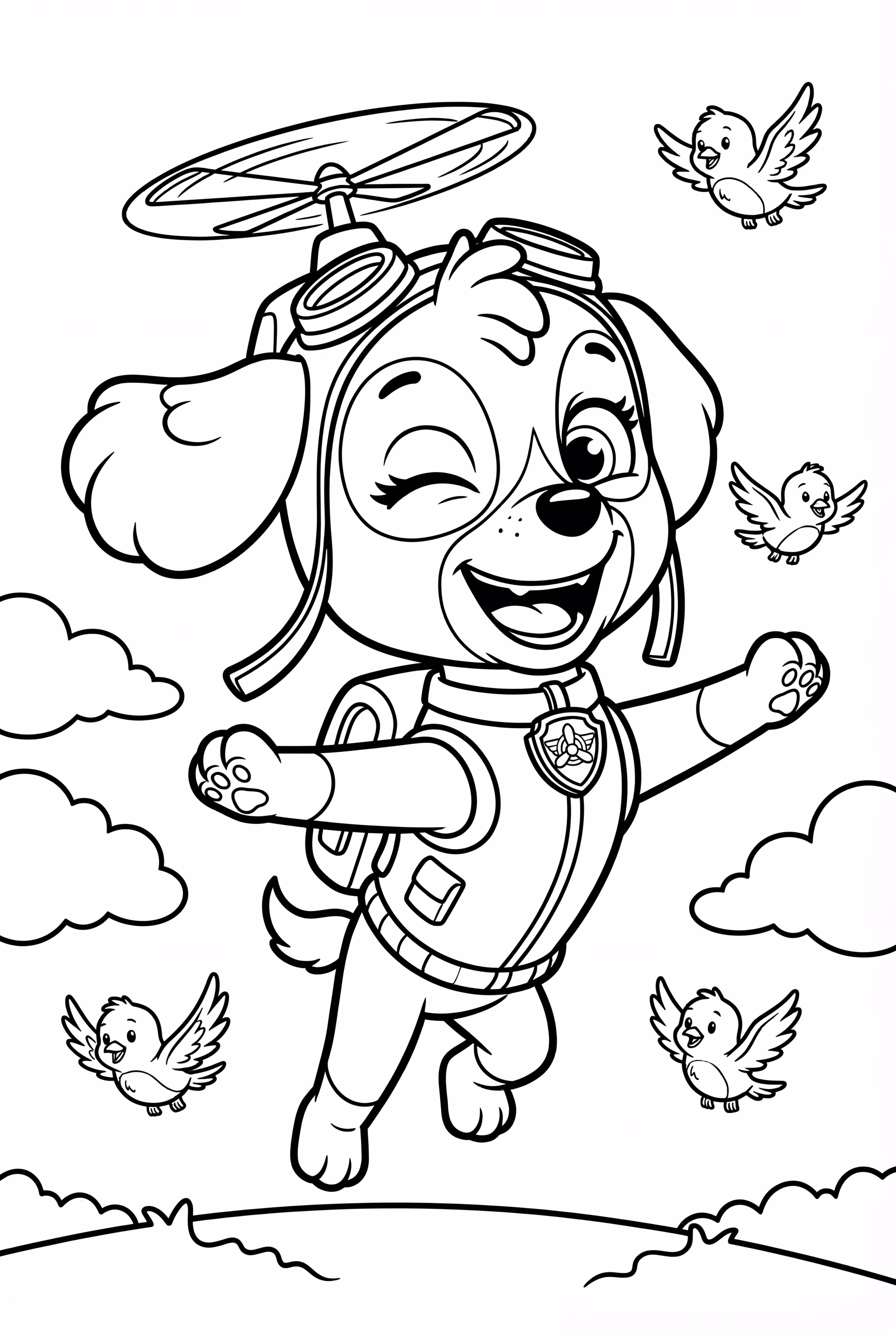 Skye Paw Patrol Flying High