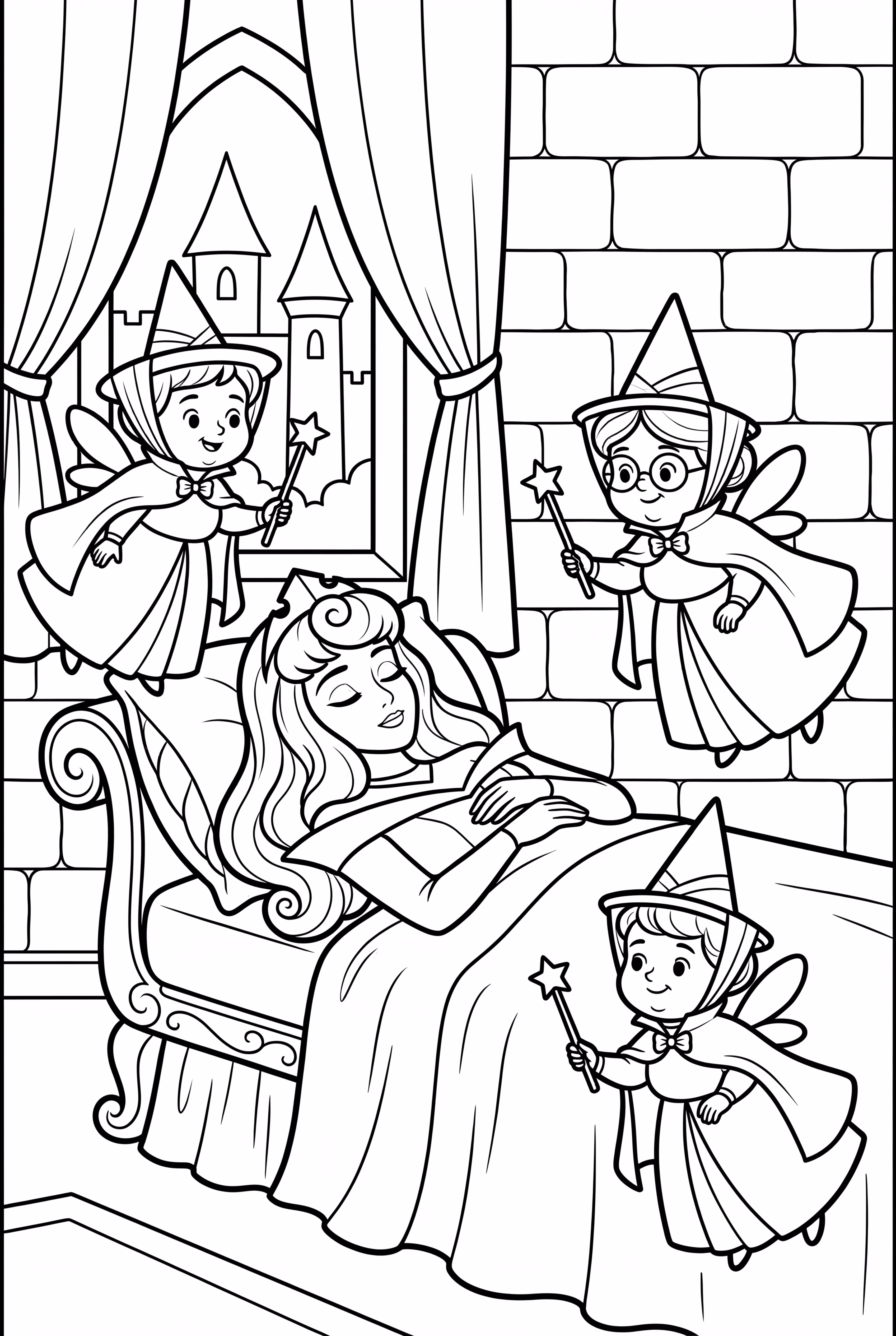 Sleeping Beauty And The Three Good Fairies