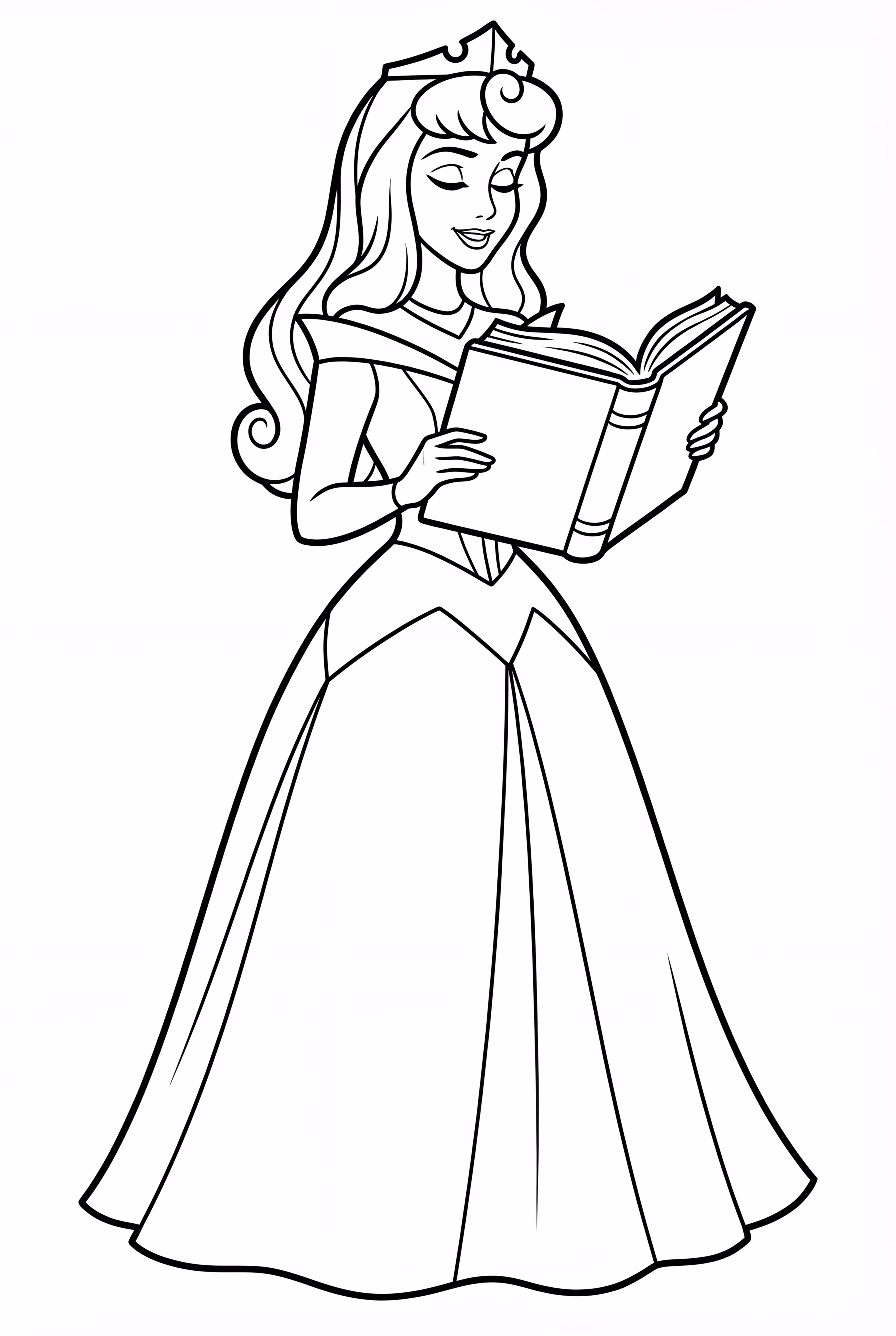 Sleeping Beauty's Friendly Smile