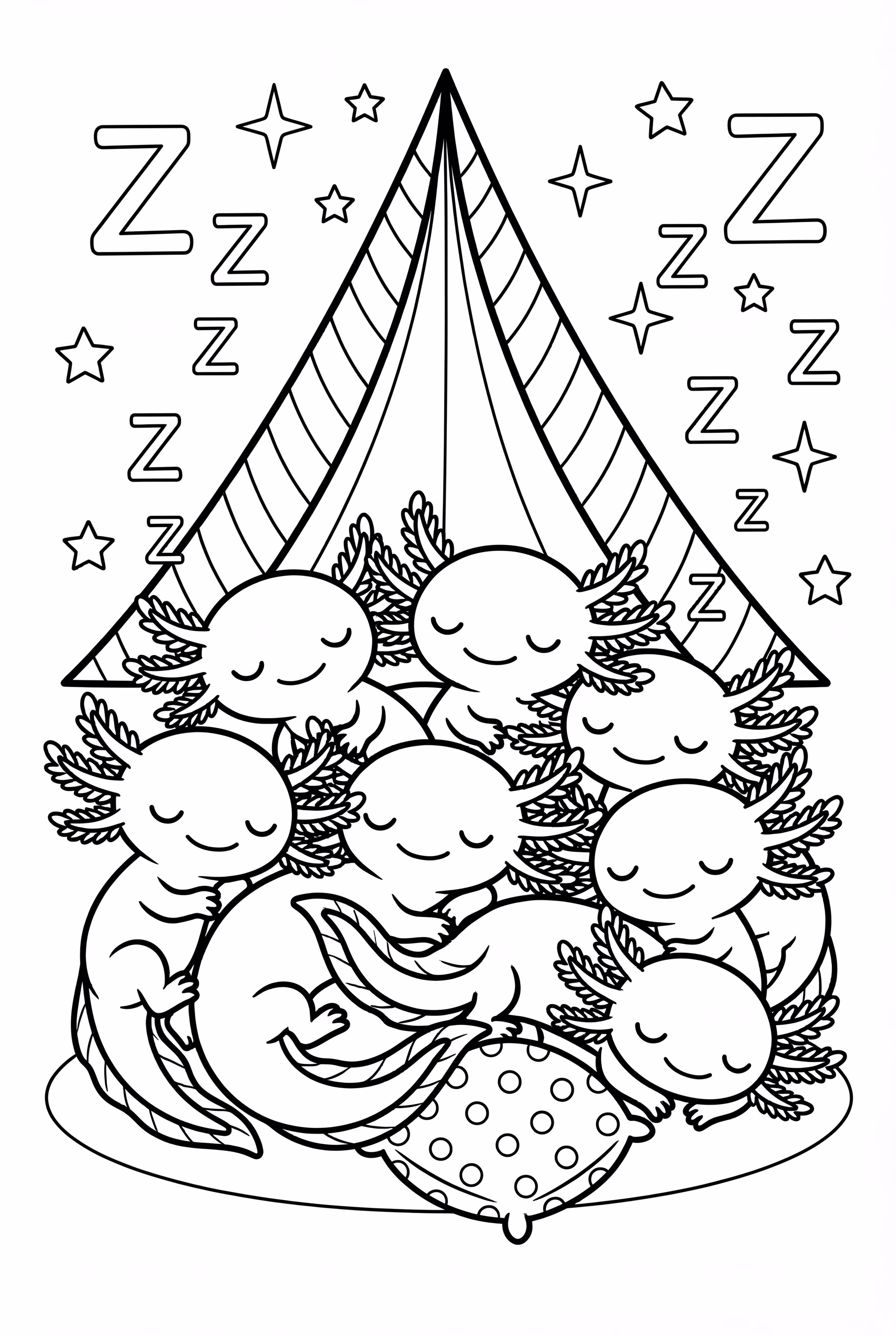 Axolote Sonolento Hora do Cochilo-2