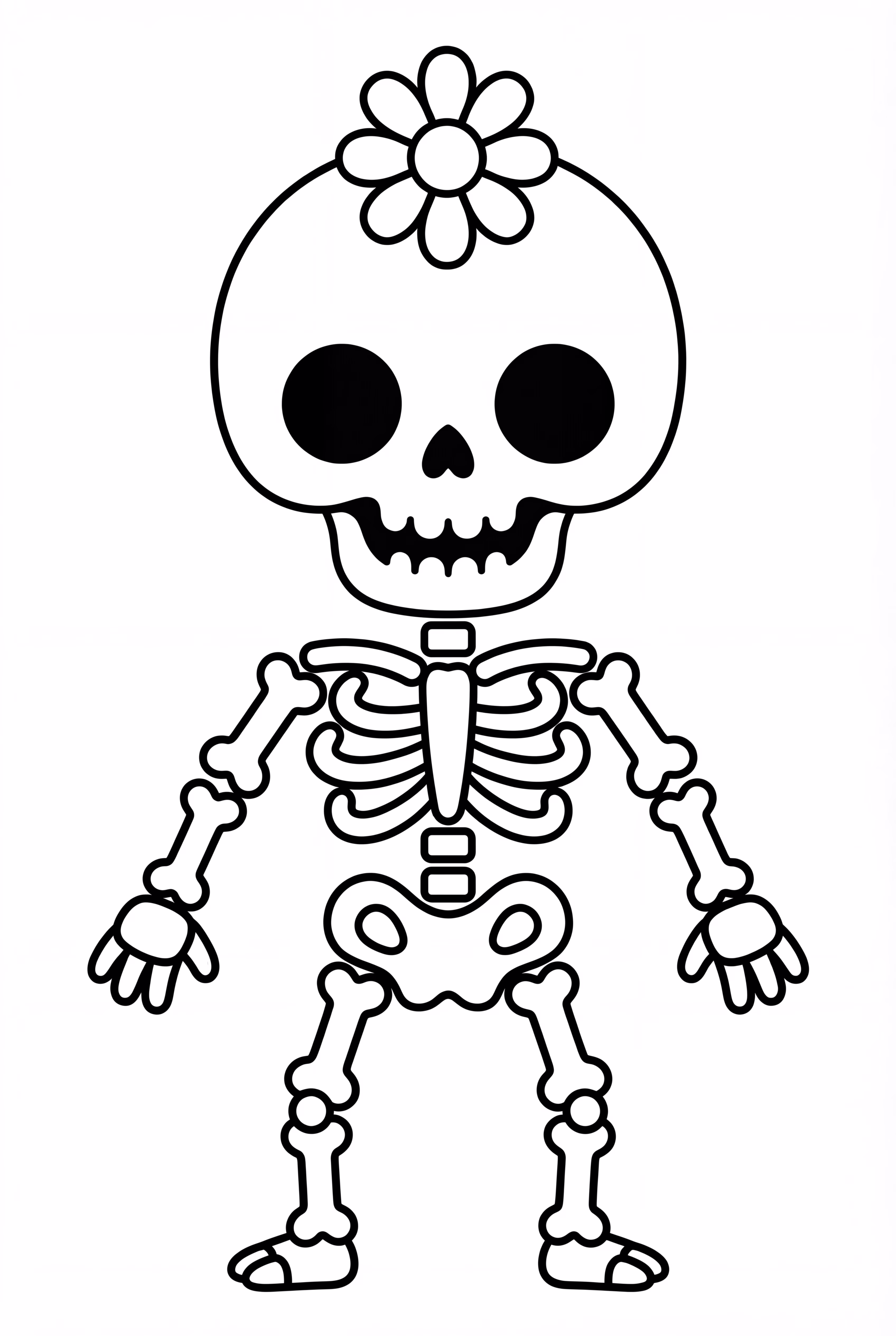 Smiling Day of the Dead Skeleton