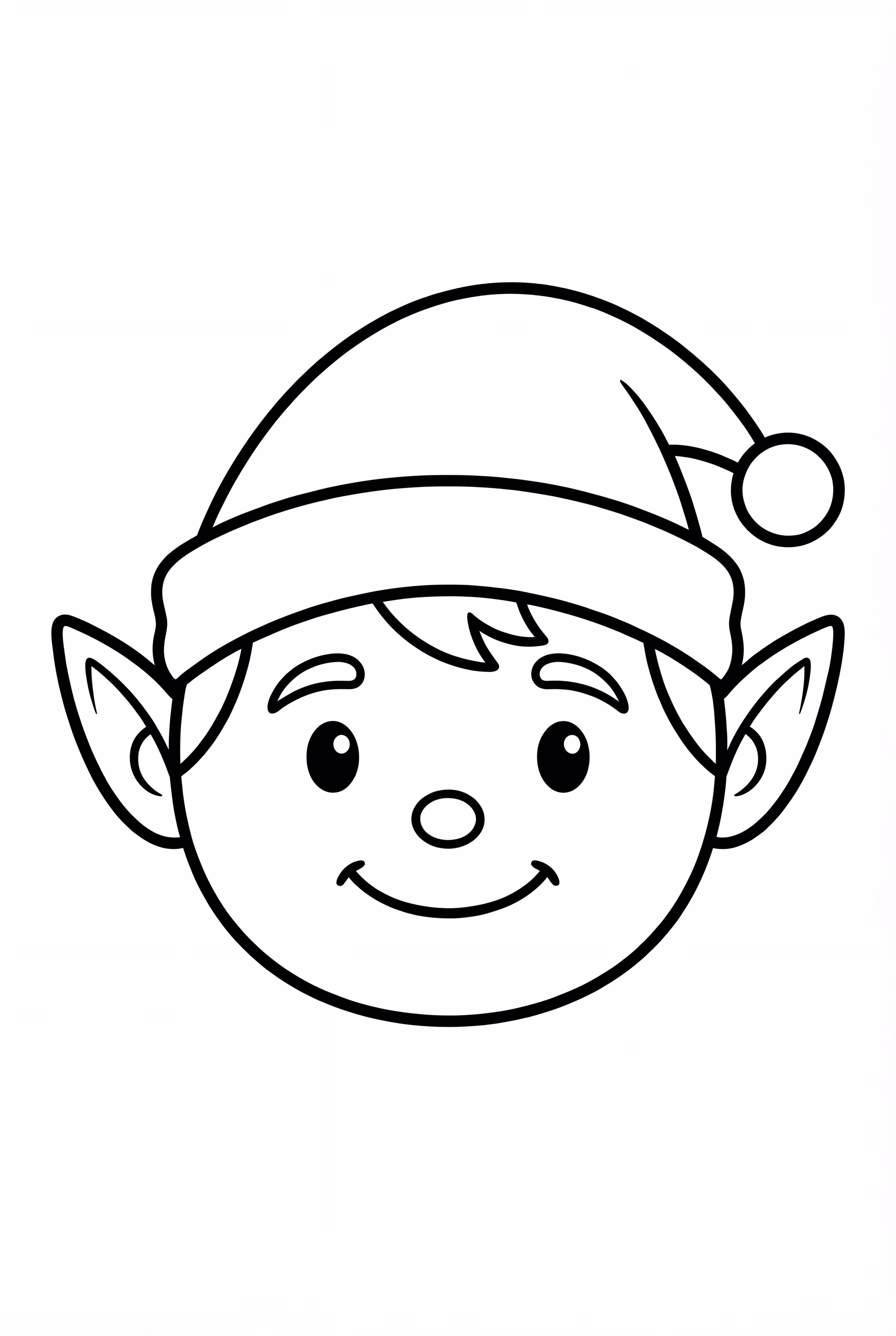 Cara de Elfo Sonriente