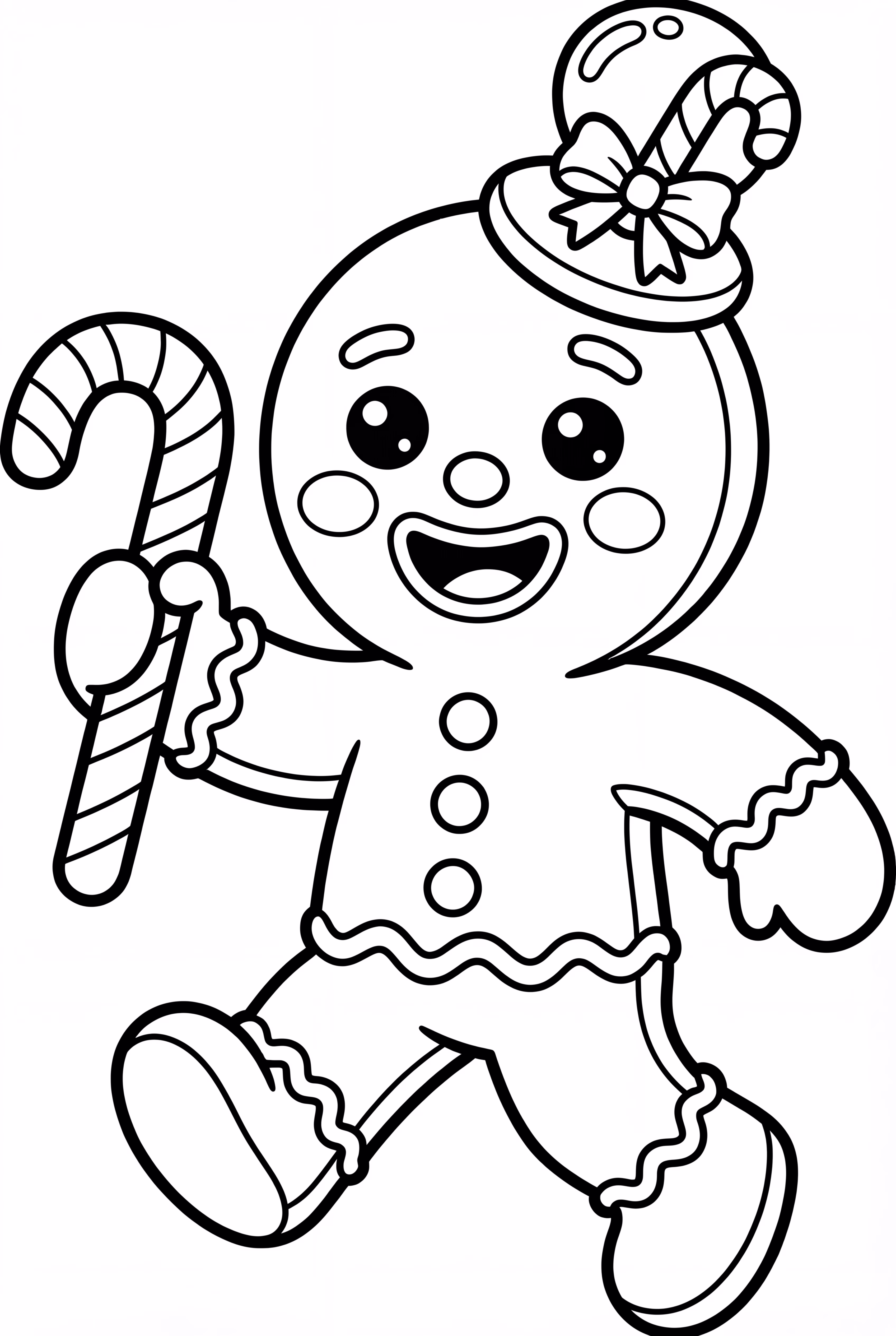 Homem de Gengibre Sorridente