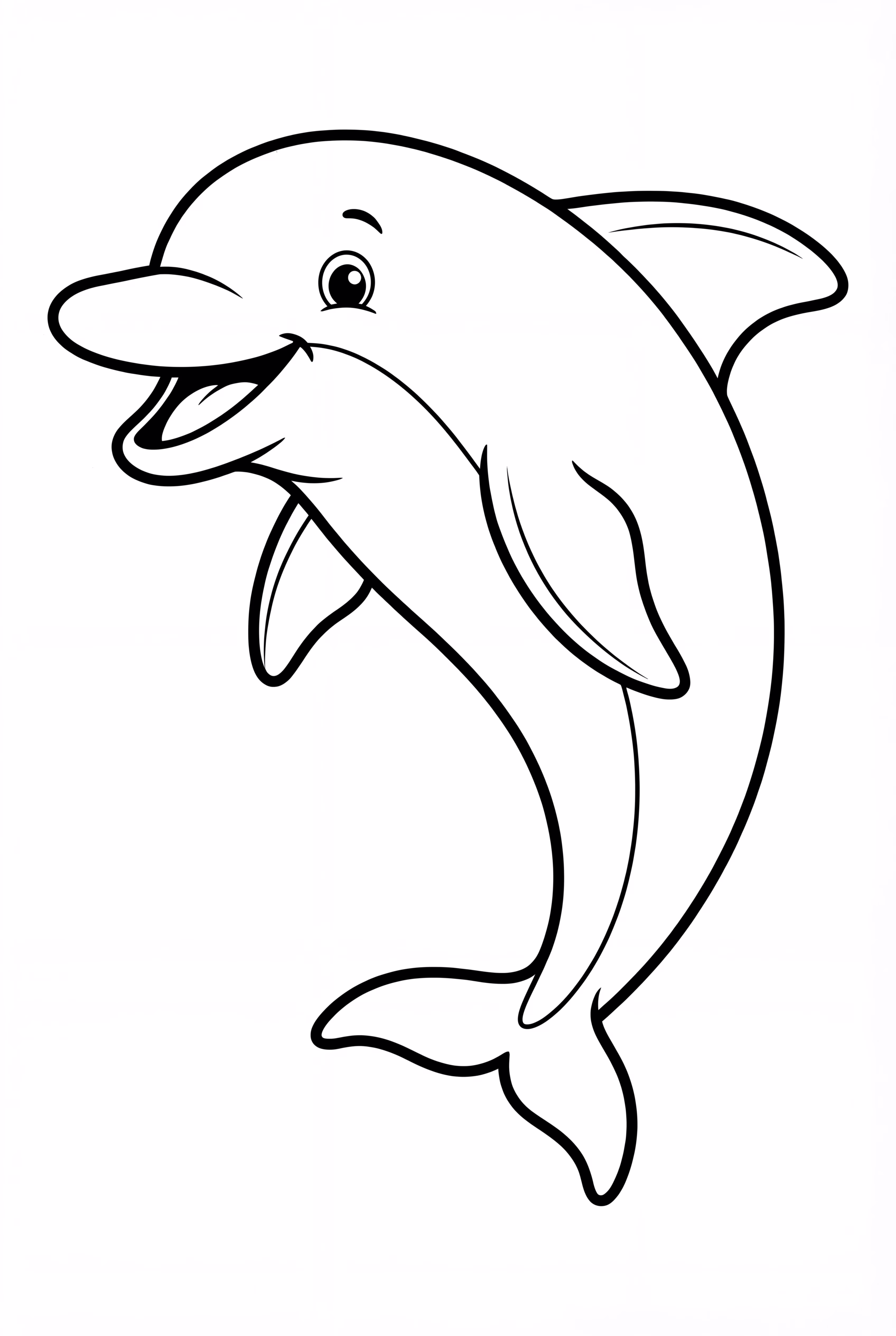 Smiling Ocean Dolphin