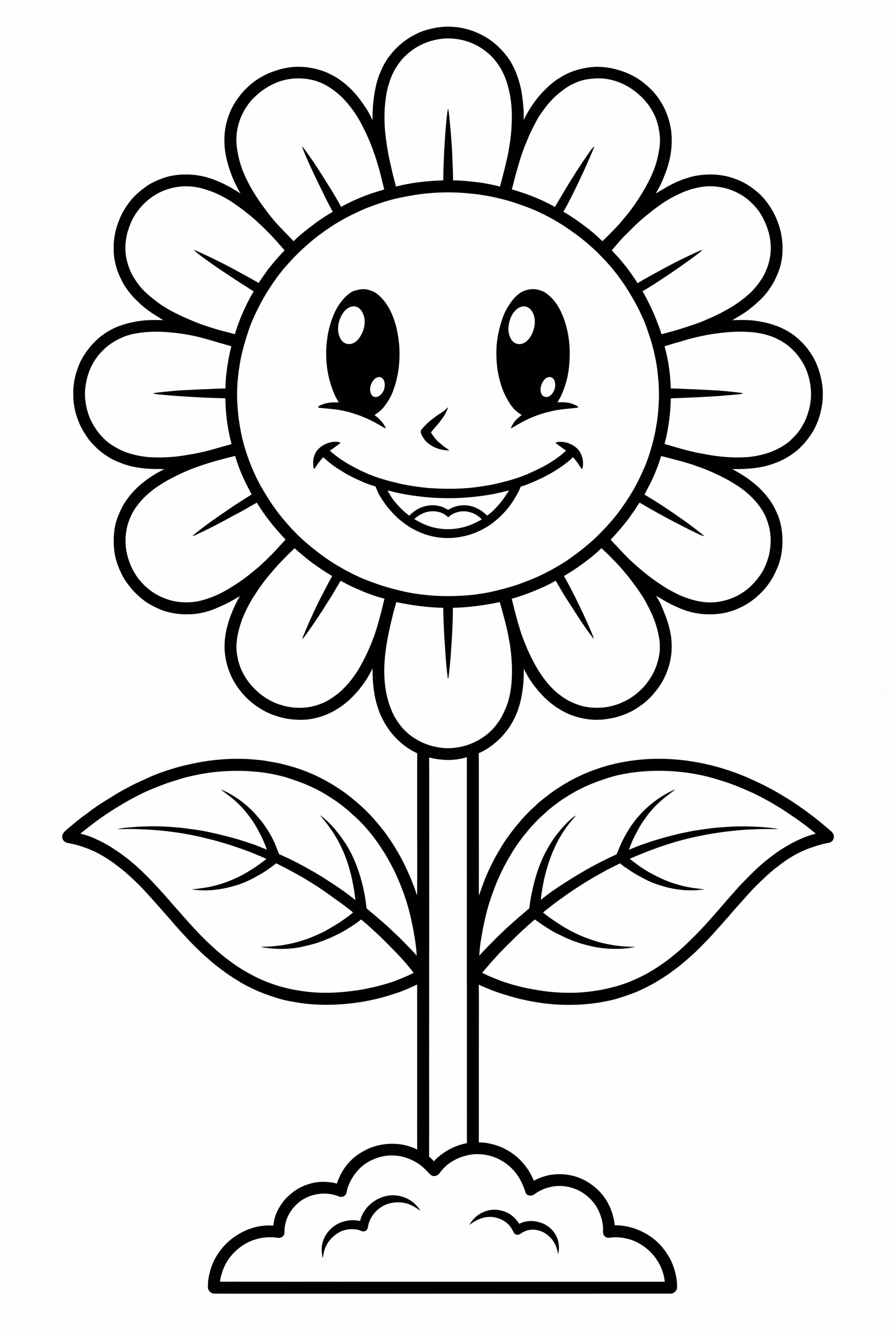 Smiling Plants Vs Zombies Sunflower