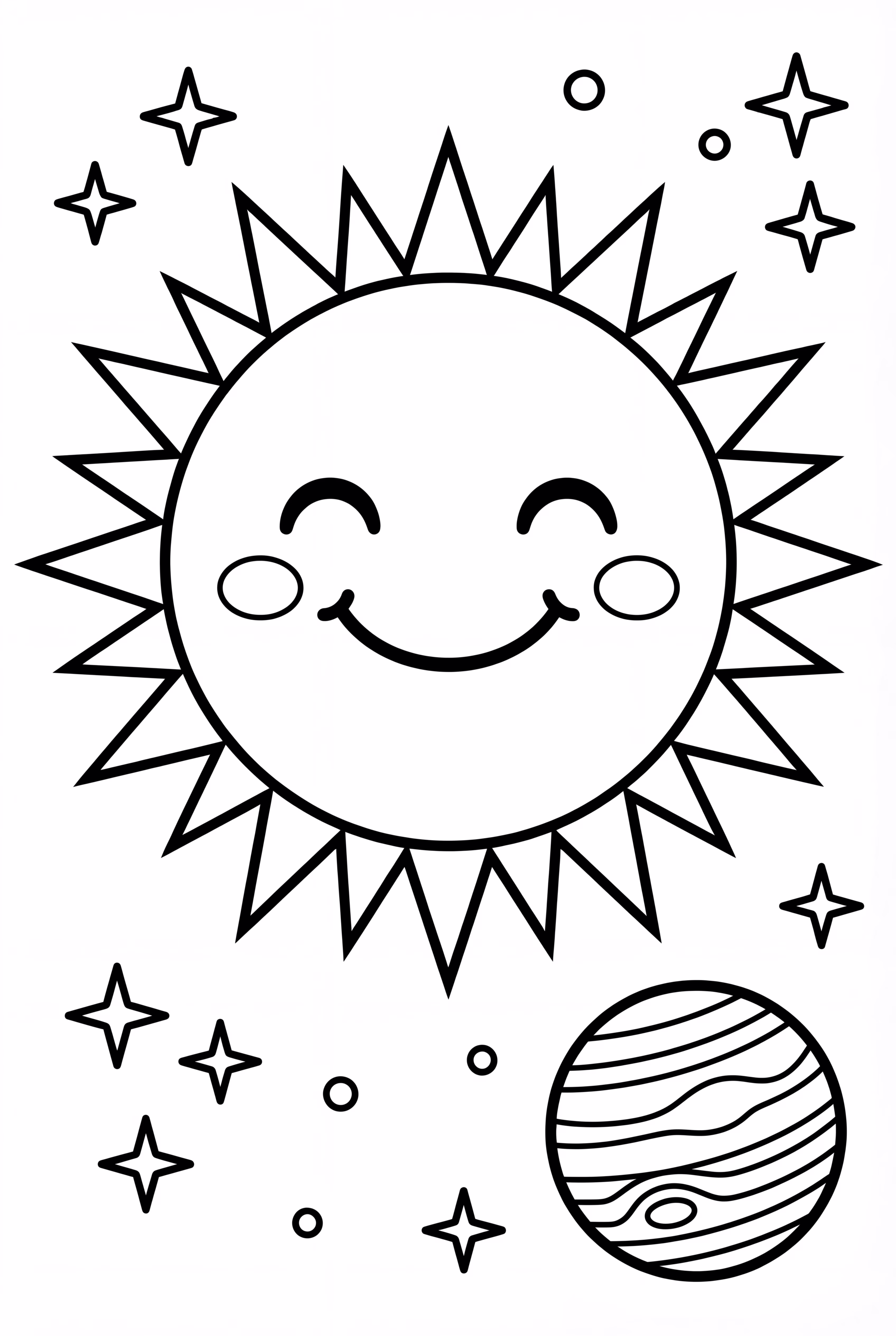Sol Sonriente del Espacio