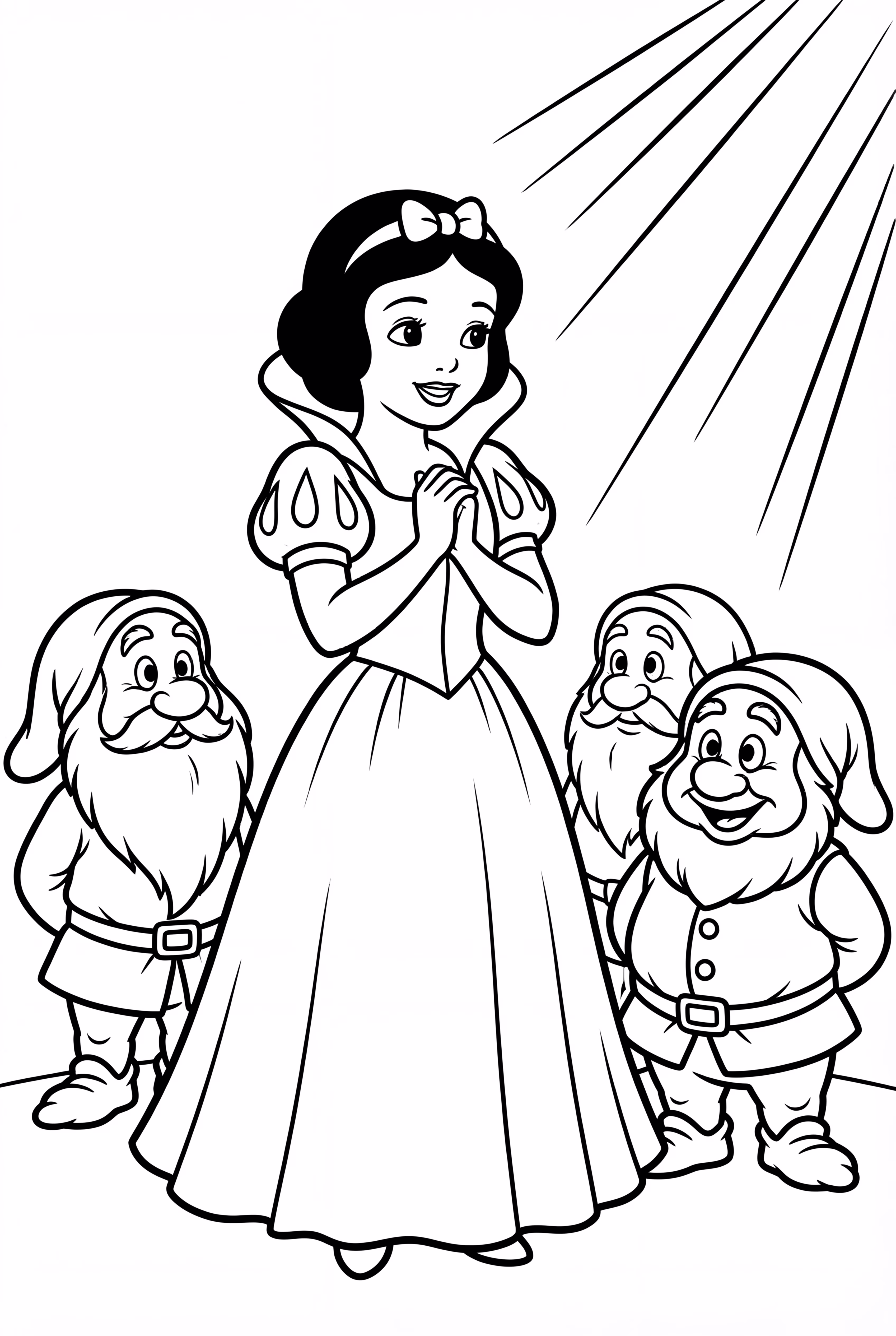 Snow White Dancing with the Dwarfs