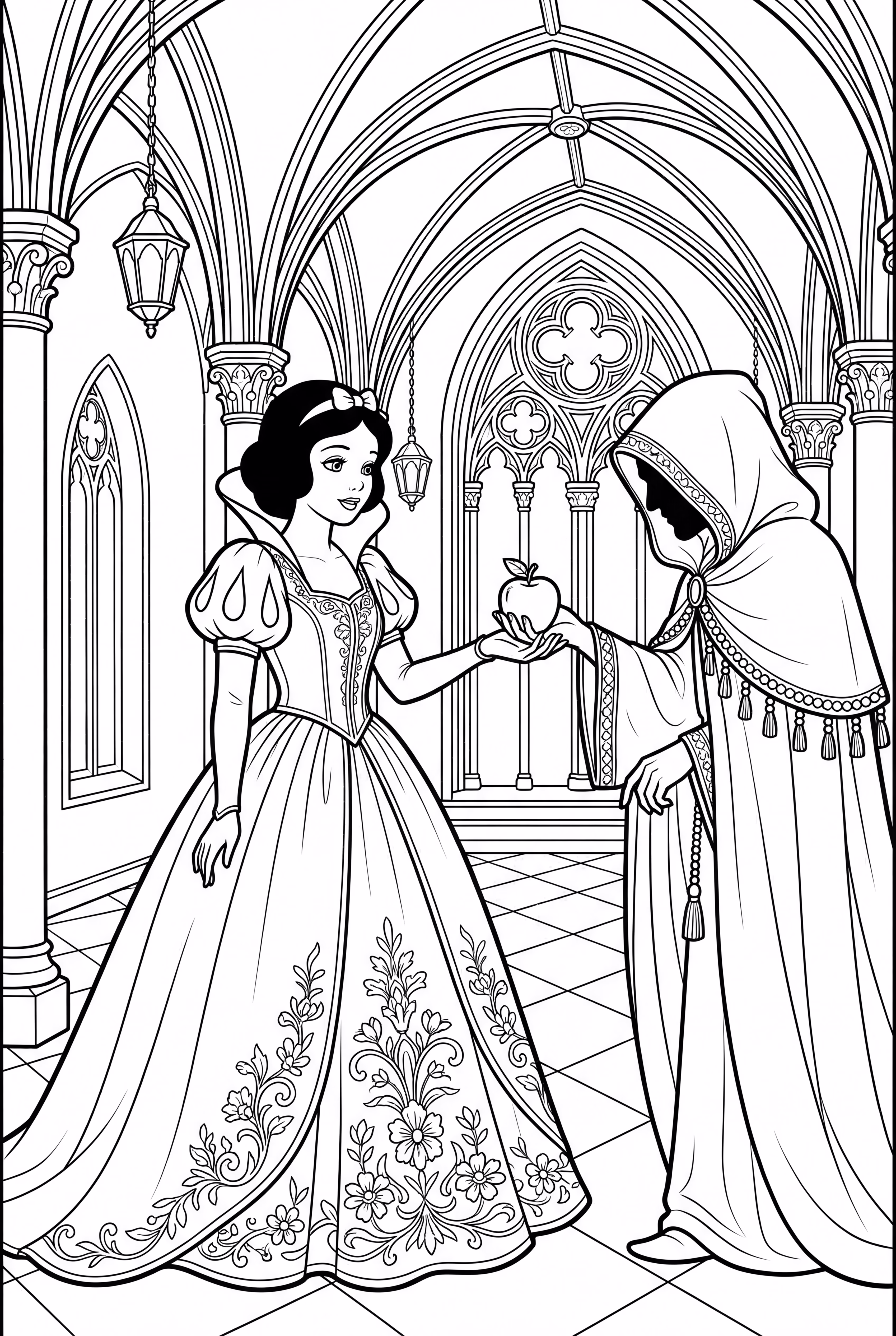 Snow White's Story of Kindness and Bravery