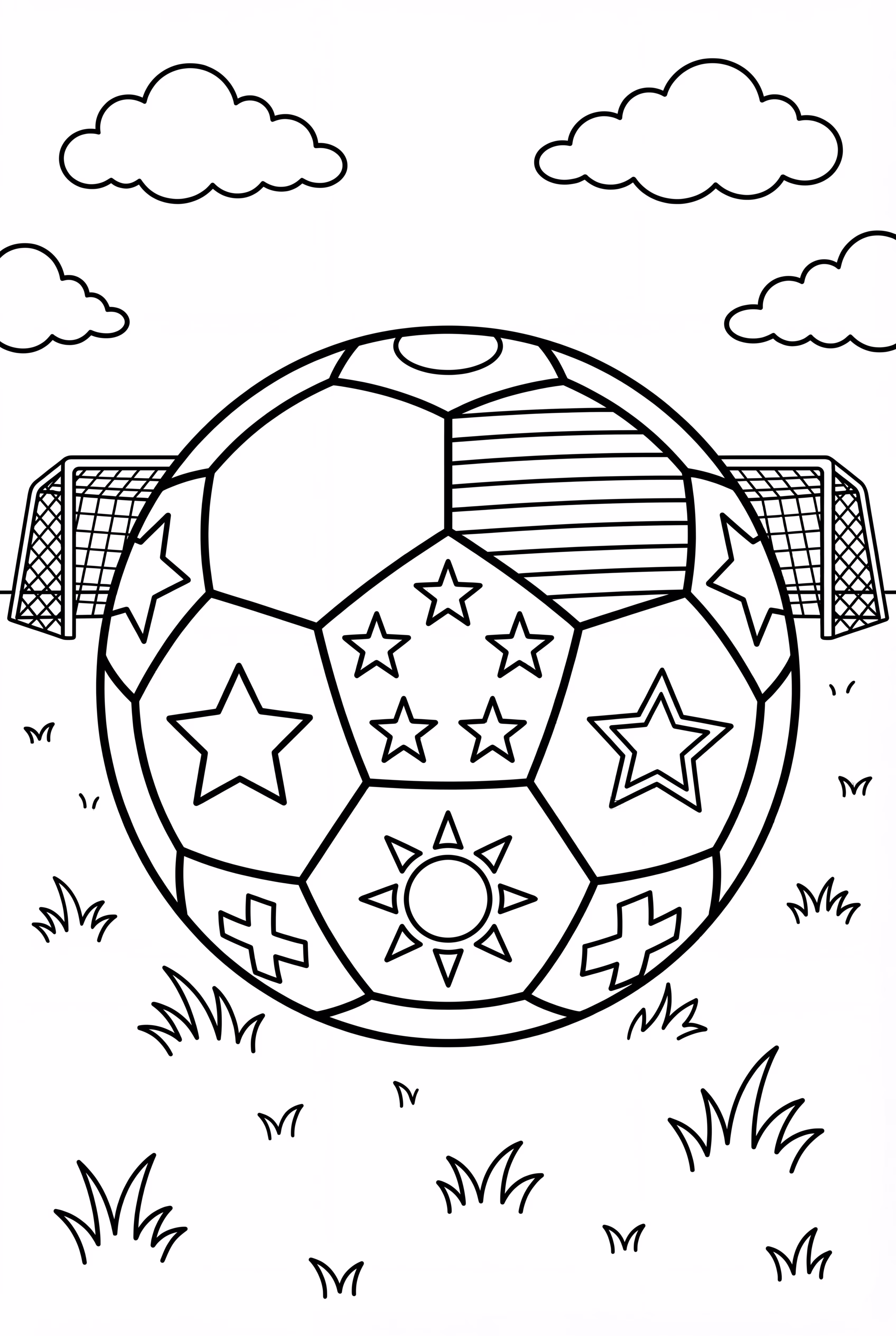 Soccer Ball With Country Flags