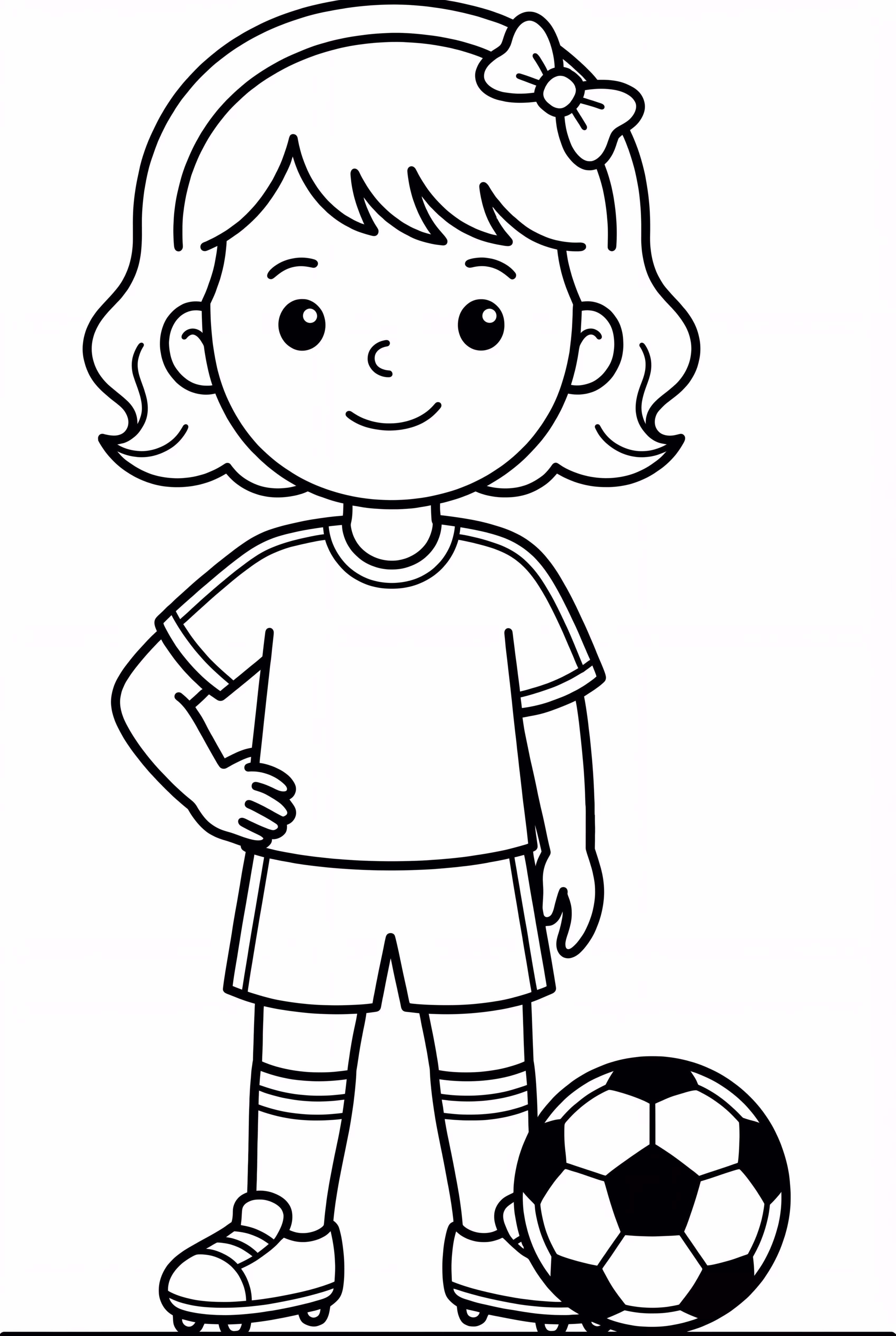 Soccer Player Ready To Play