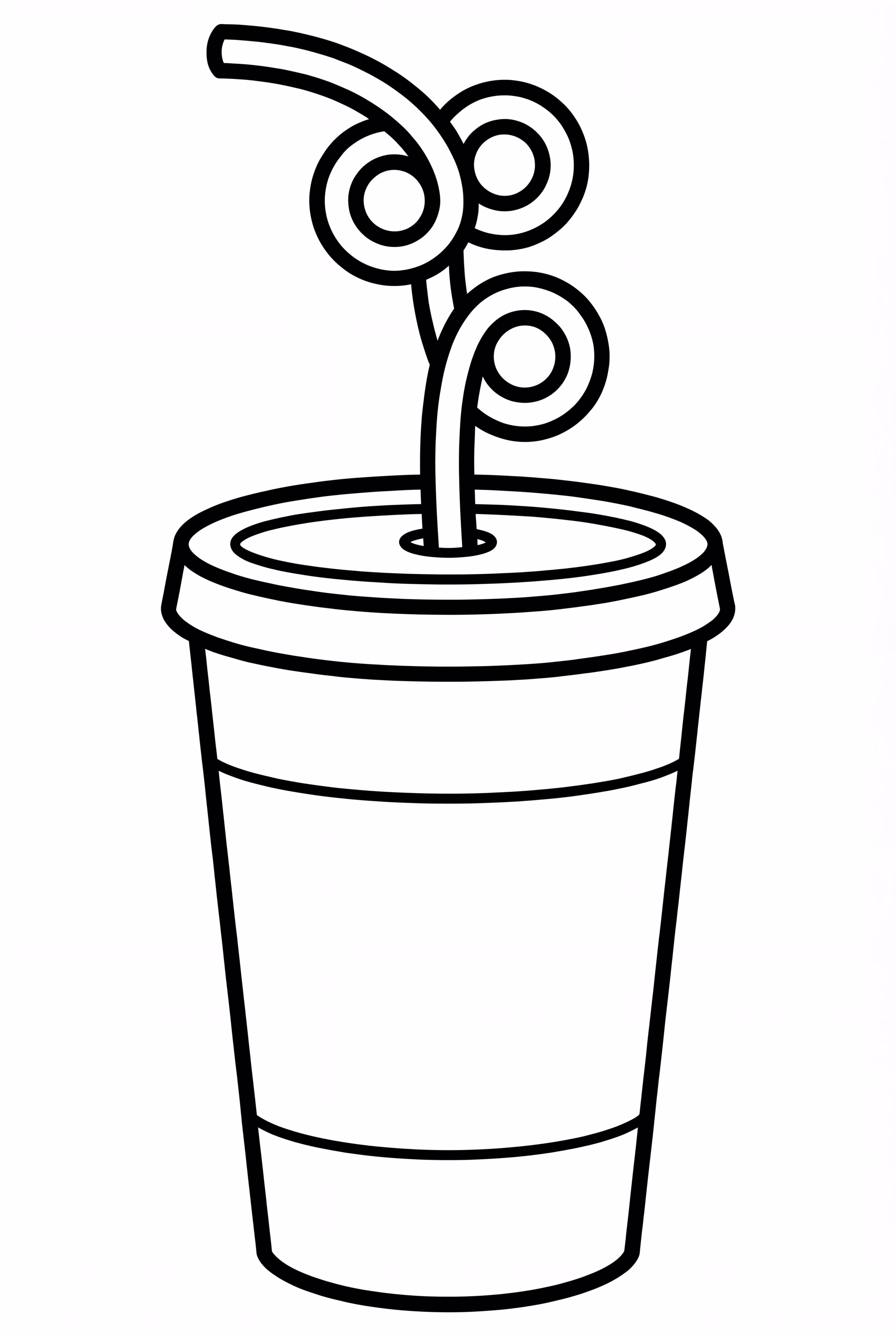 Soda Pop With A Funky Straw