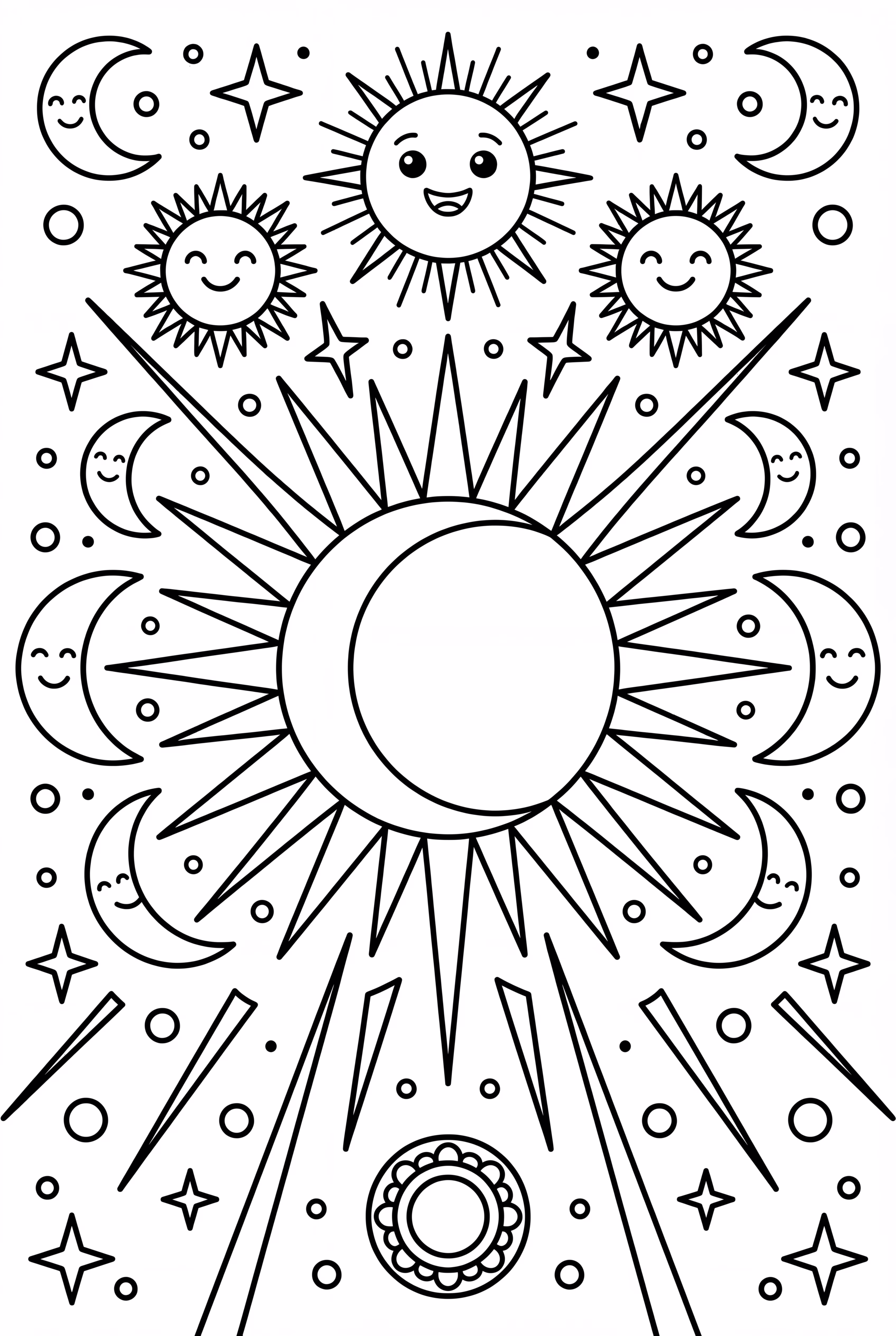 solar eclipse circle