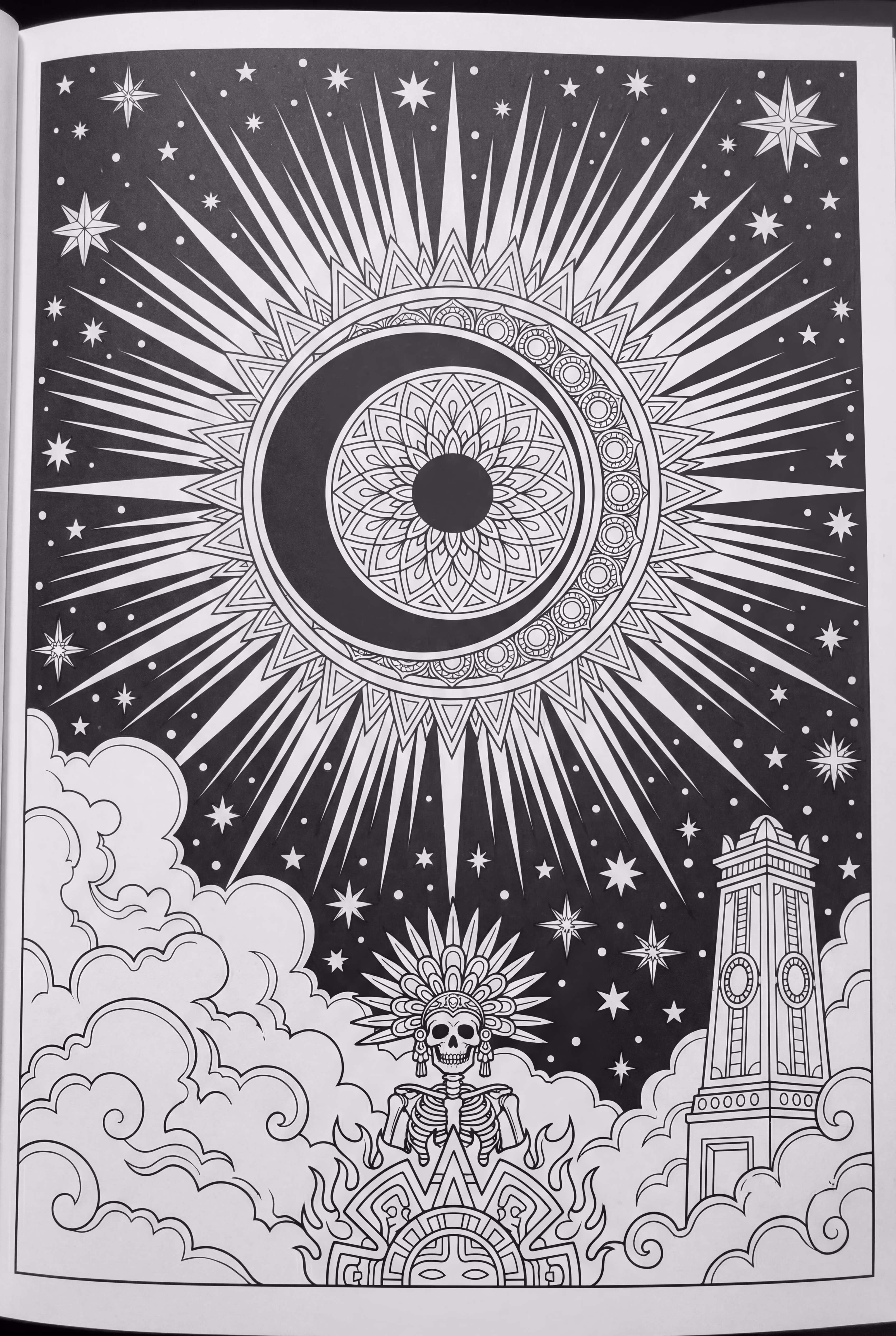 solar eclipse diamond ring