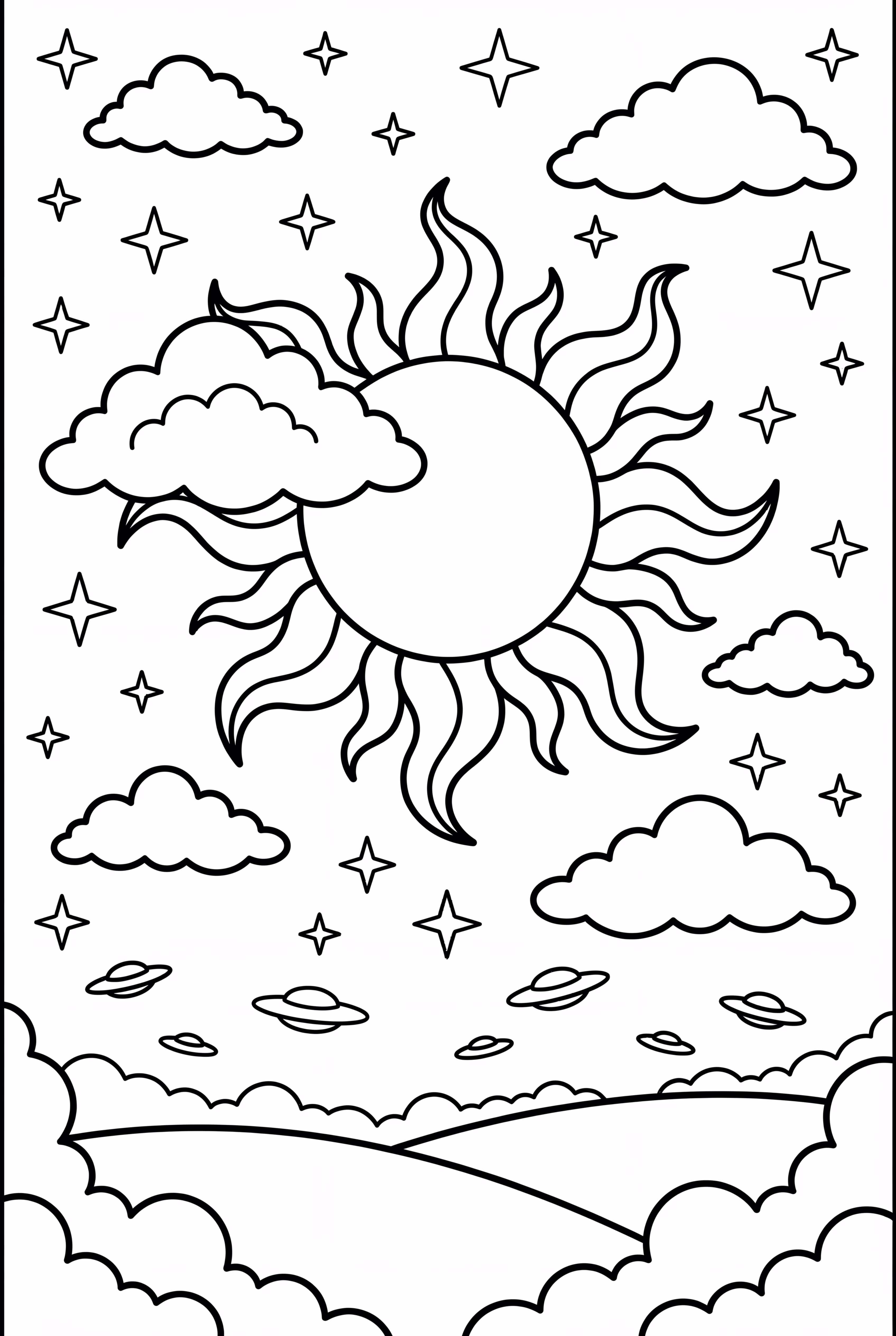 Solar Eclipse on a Clear Day-2