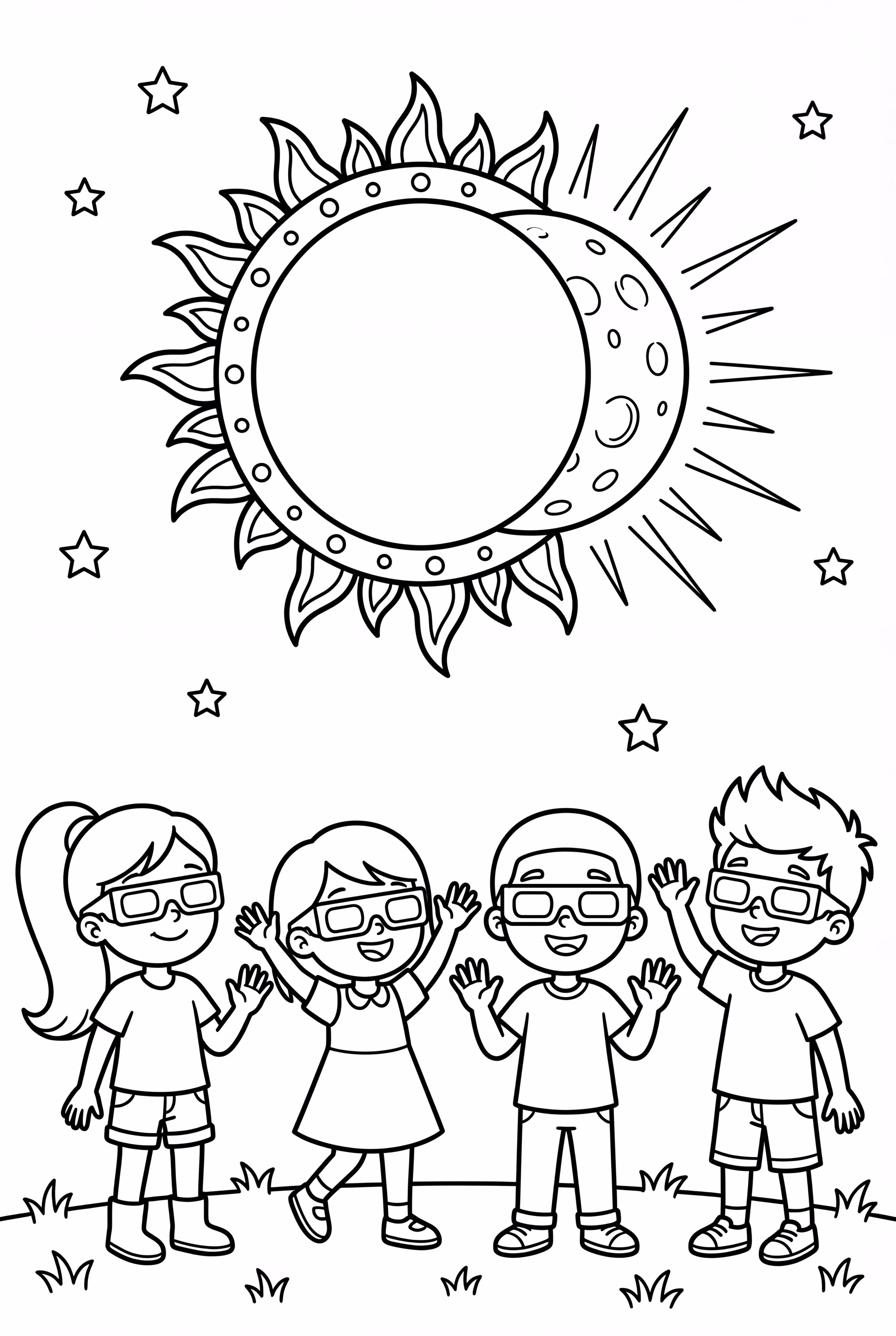 solar eclipse watching crowd