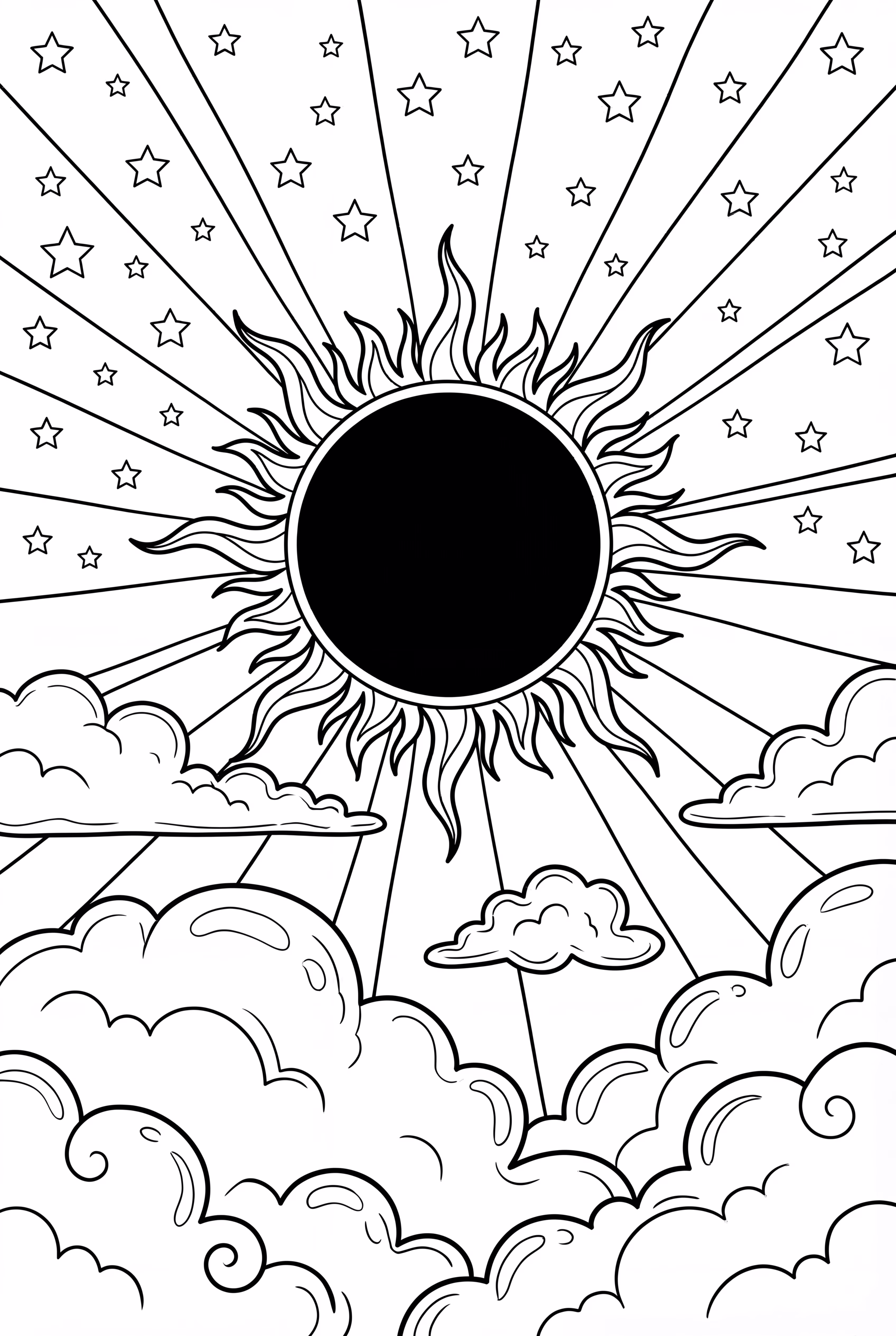 Solar Eclipse with a Bright Halo-2