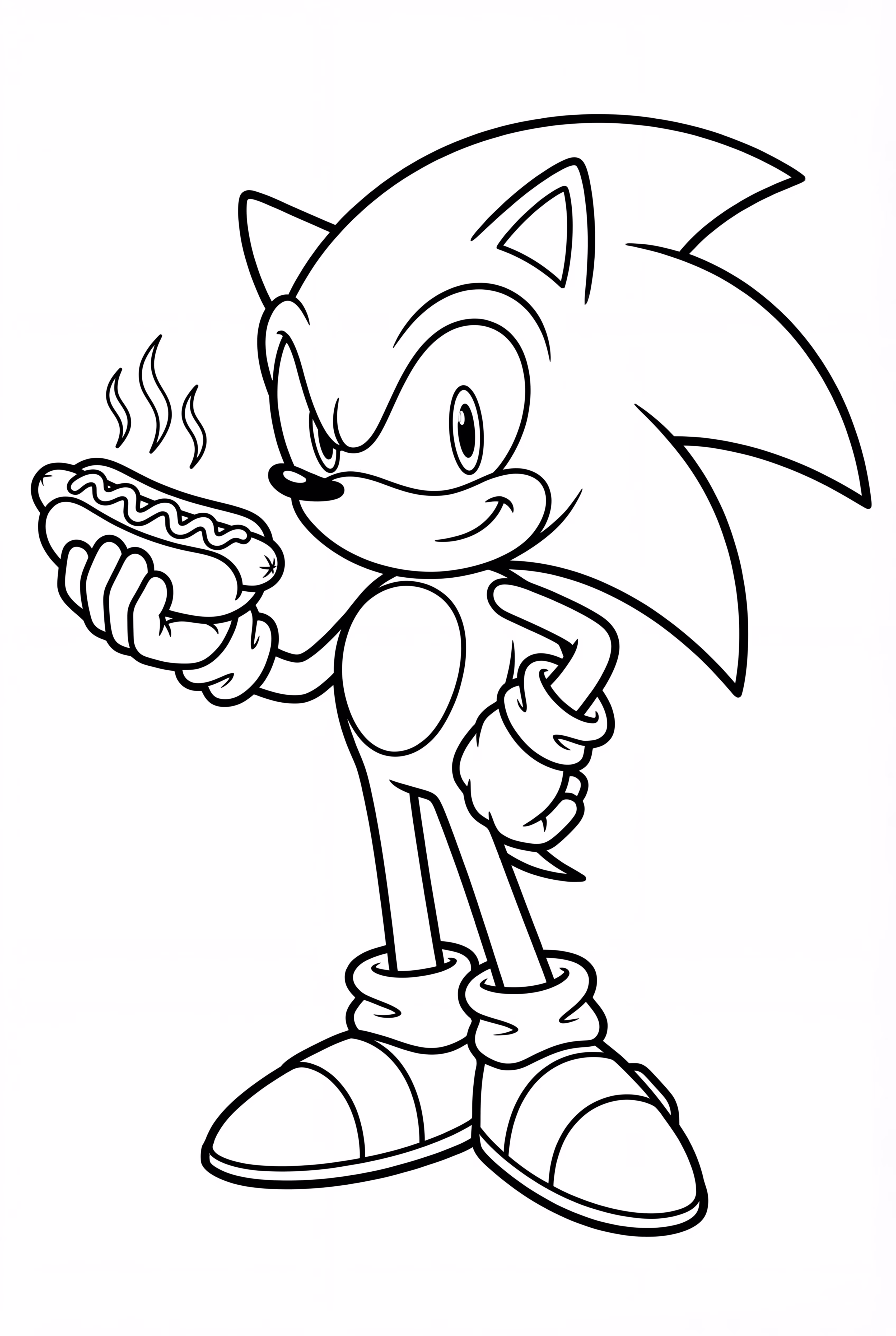 Sonic Eating Chili Dog