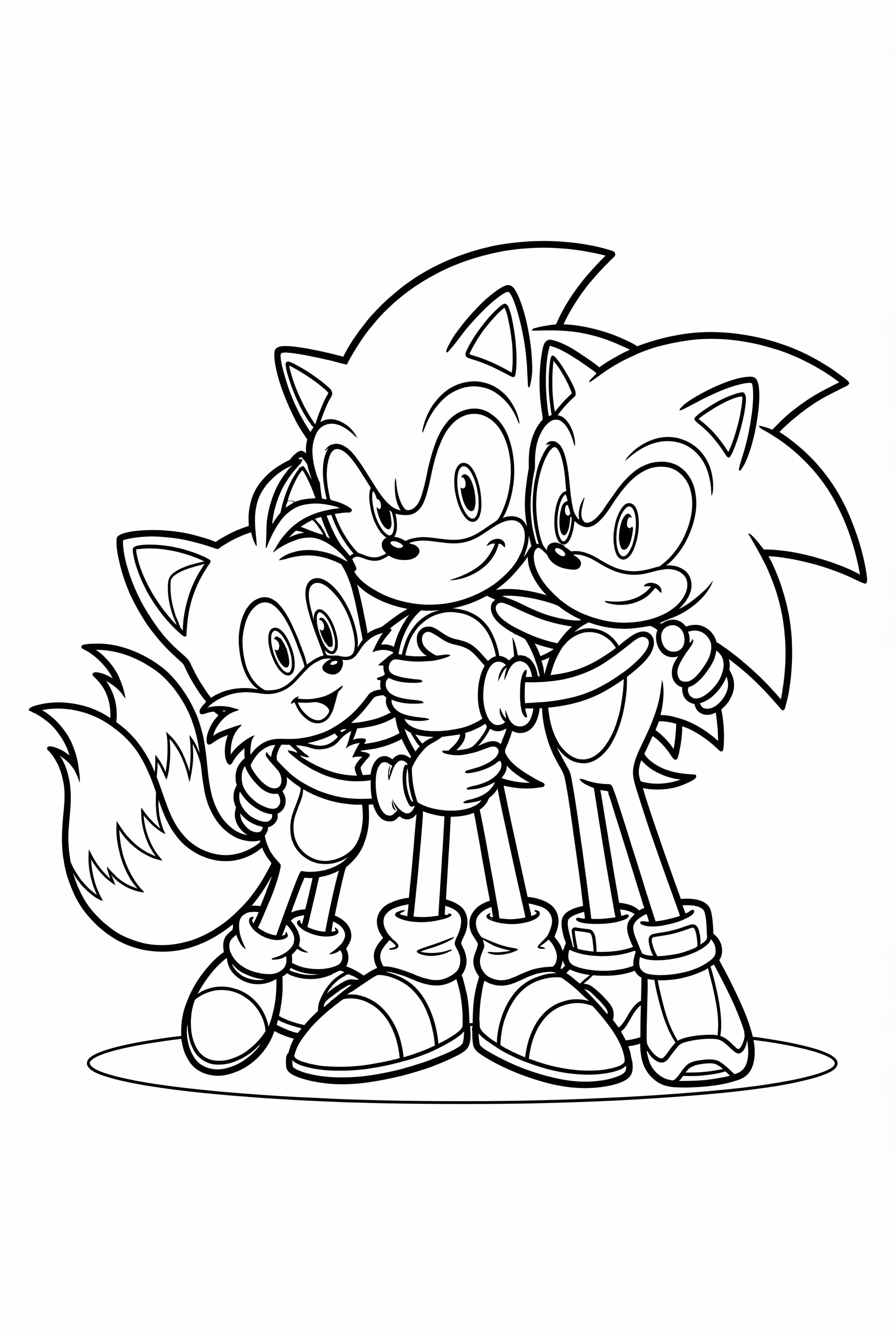 索尼克朋友们的团抱