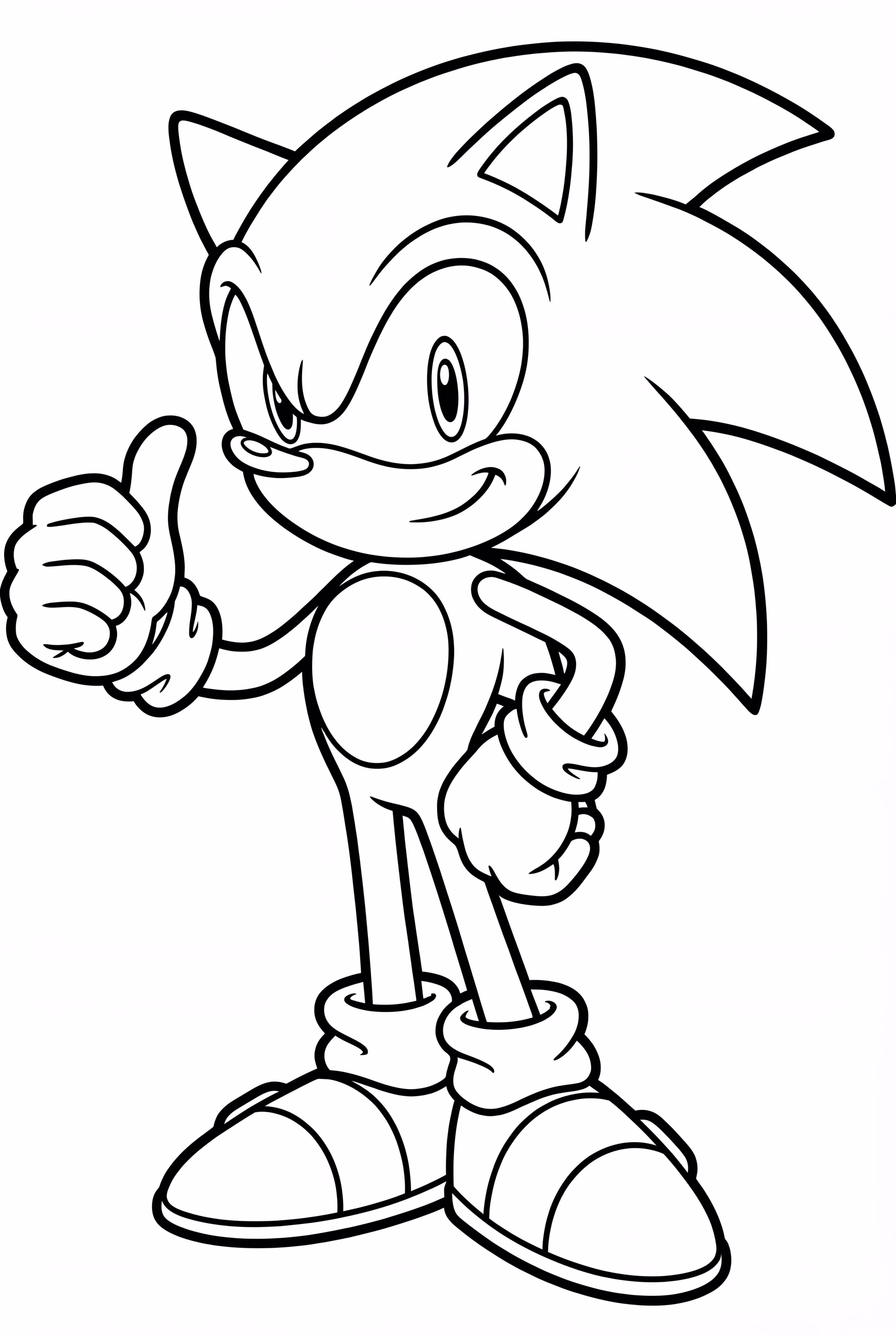 Sonic Movie 2020 Style With Gloves