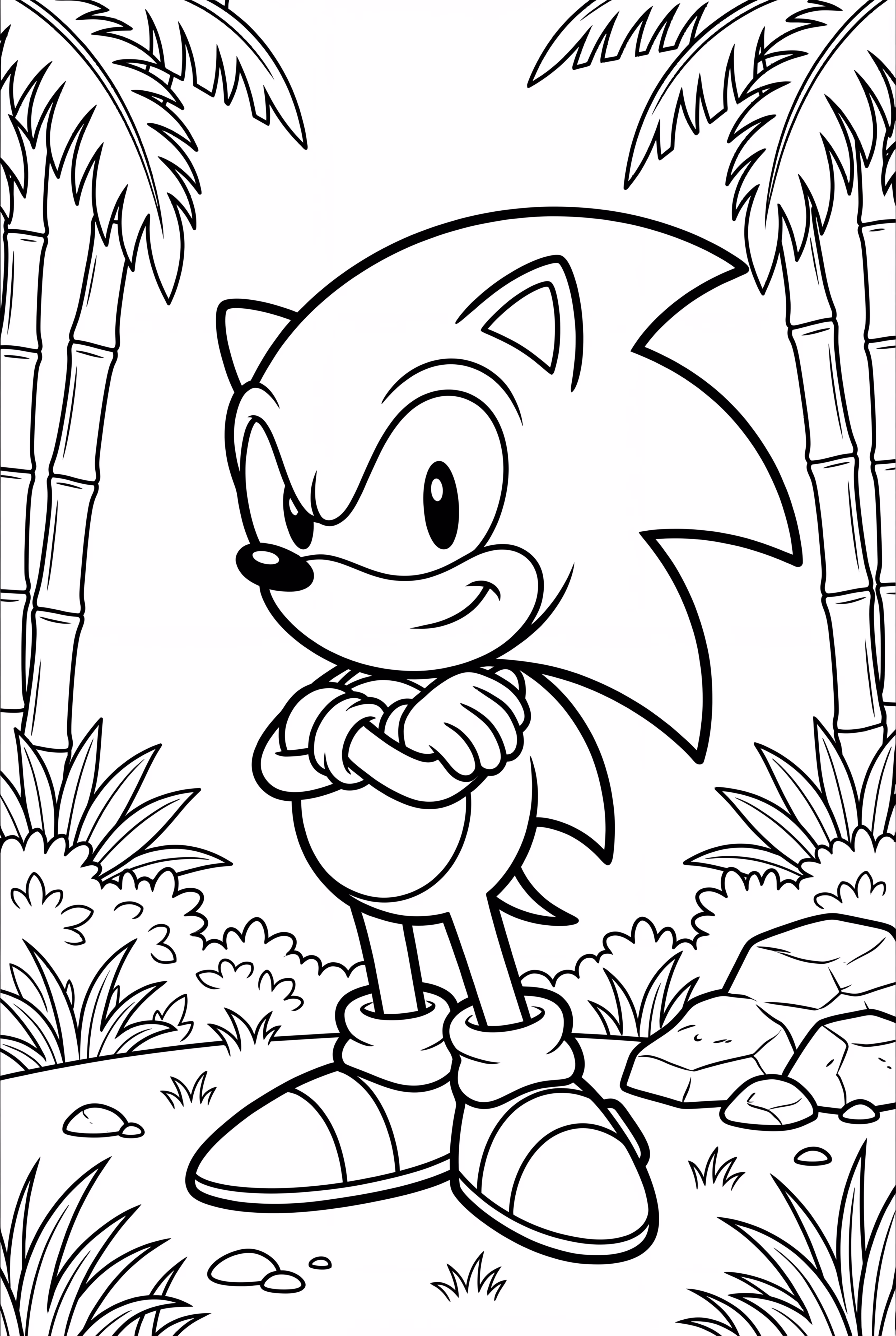 Sonic Prime Jungle Adventure Scene