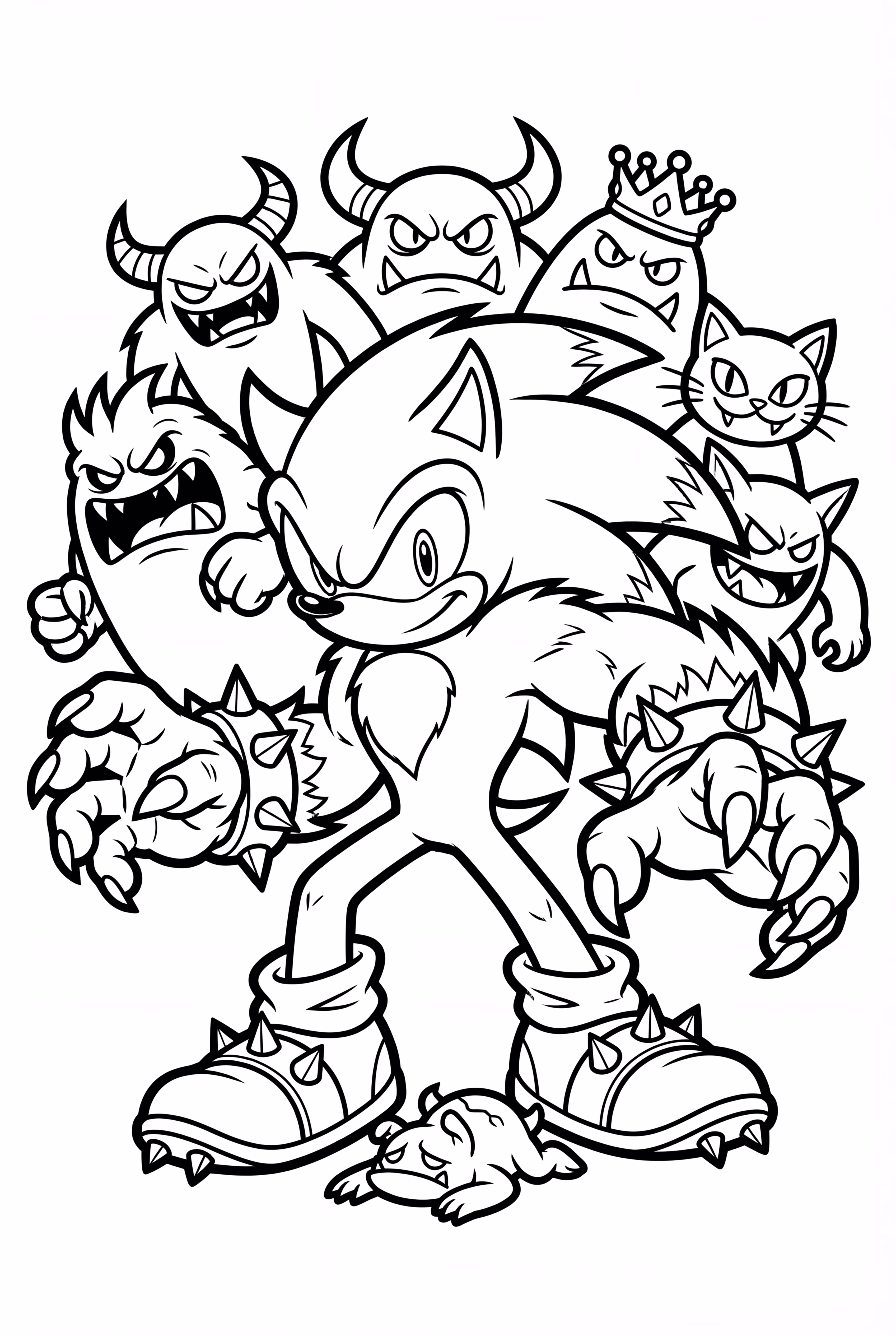 索尼克狼人破坏黑暗生物