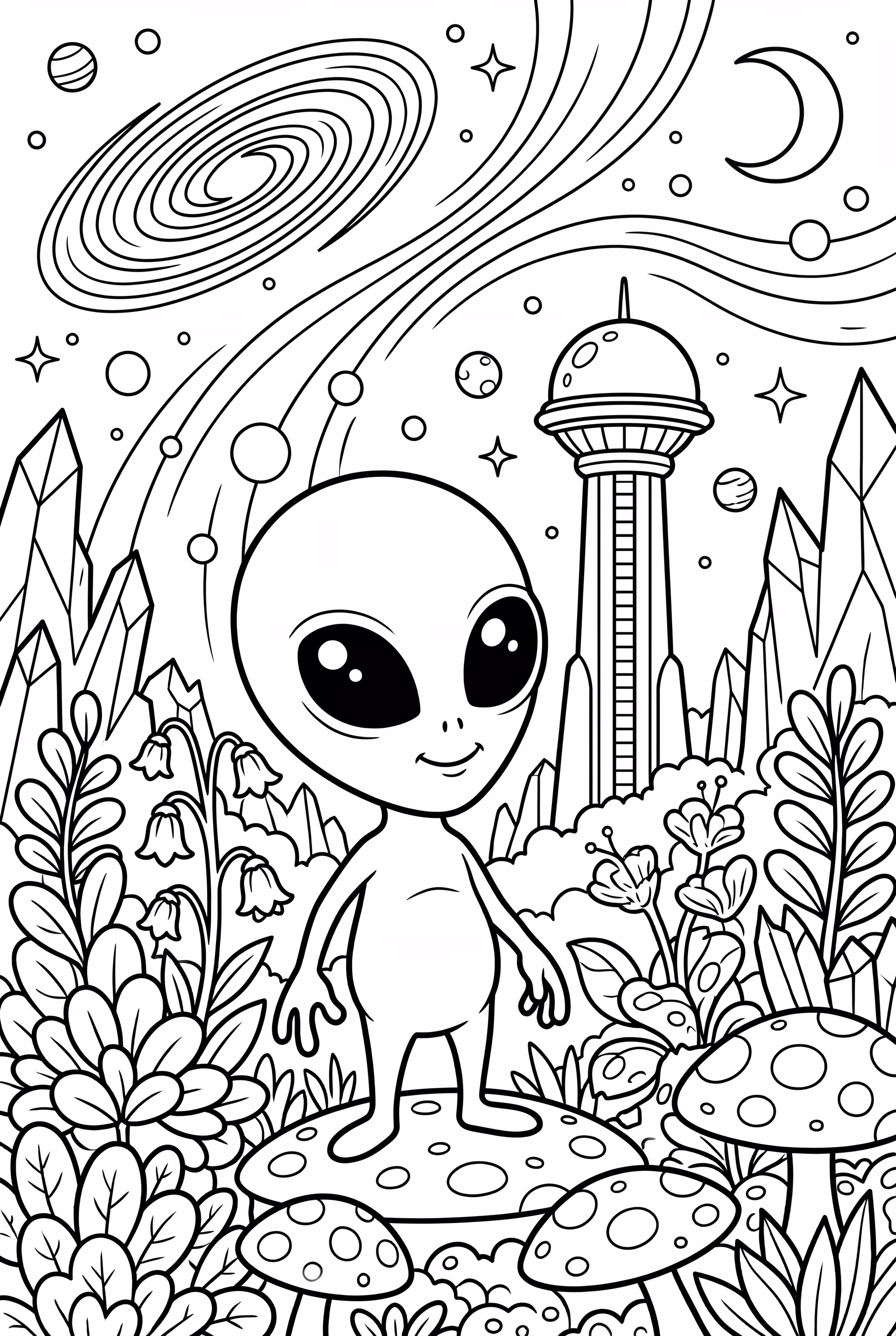 Space Alien Landscape-2