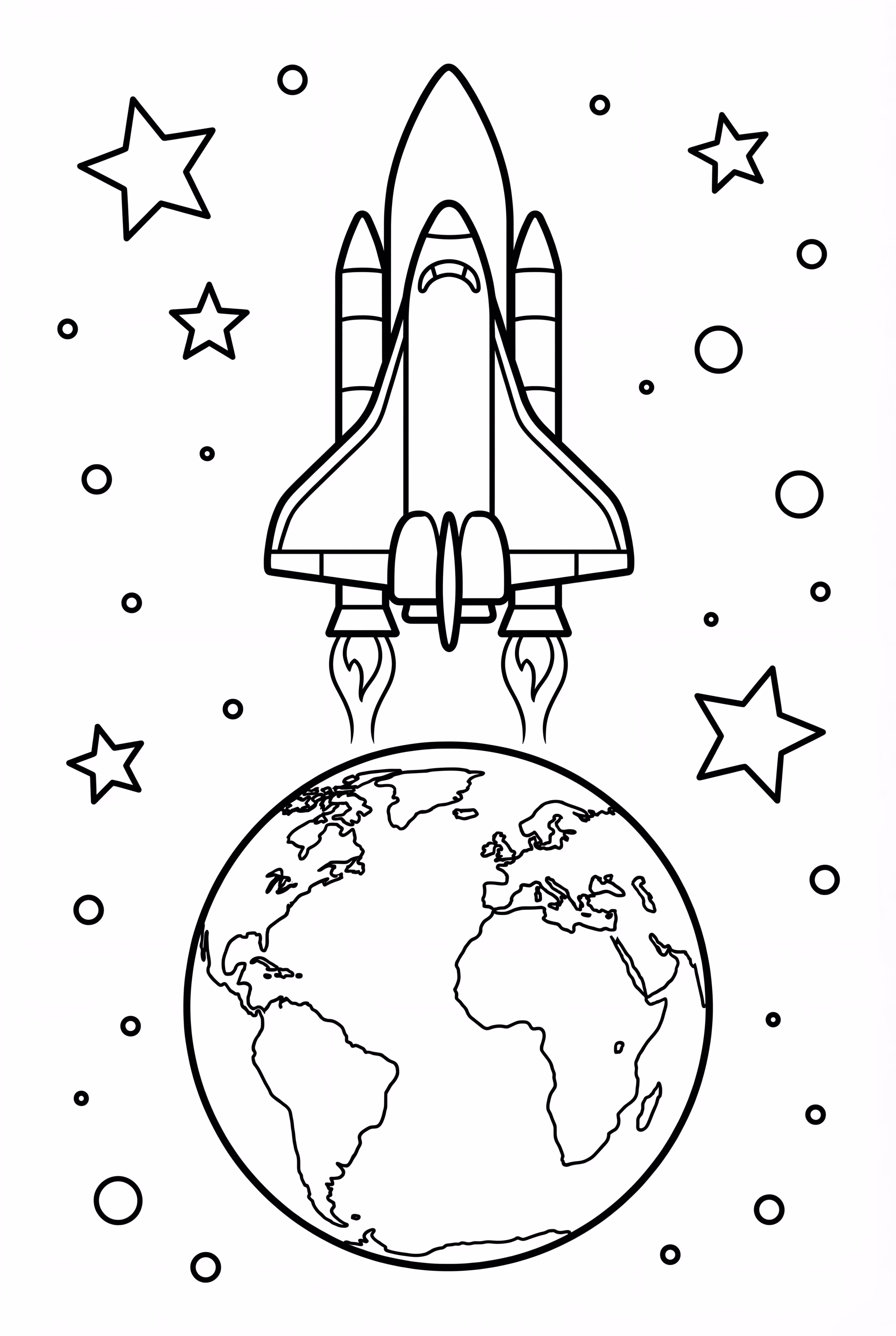 Space Shuttle in Orbit