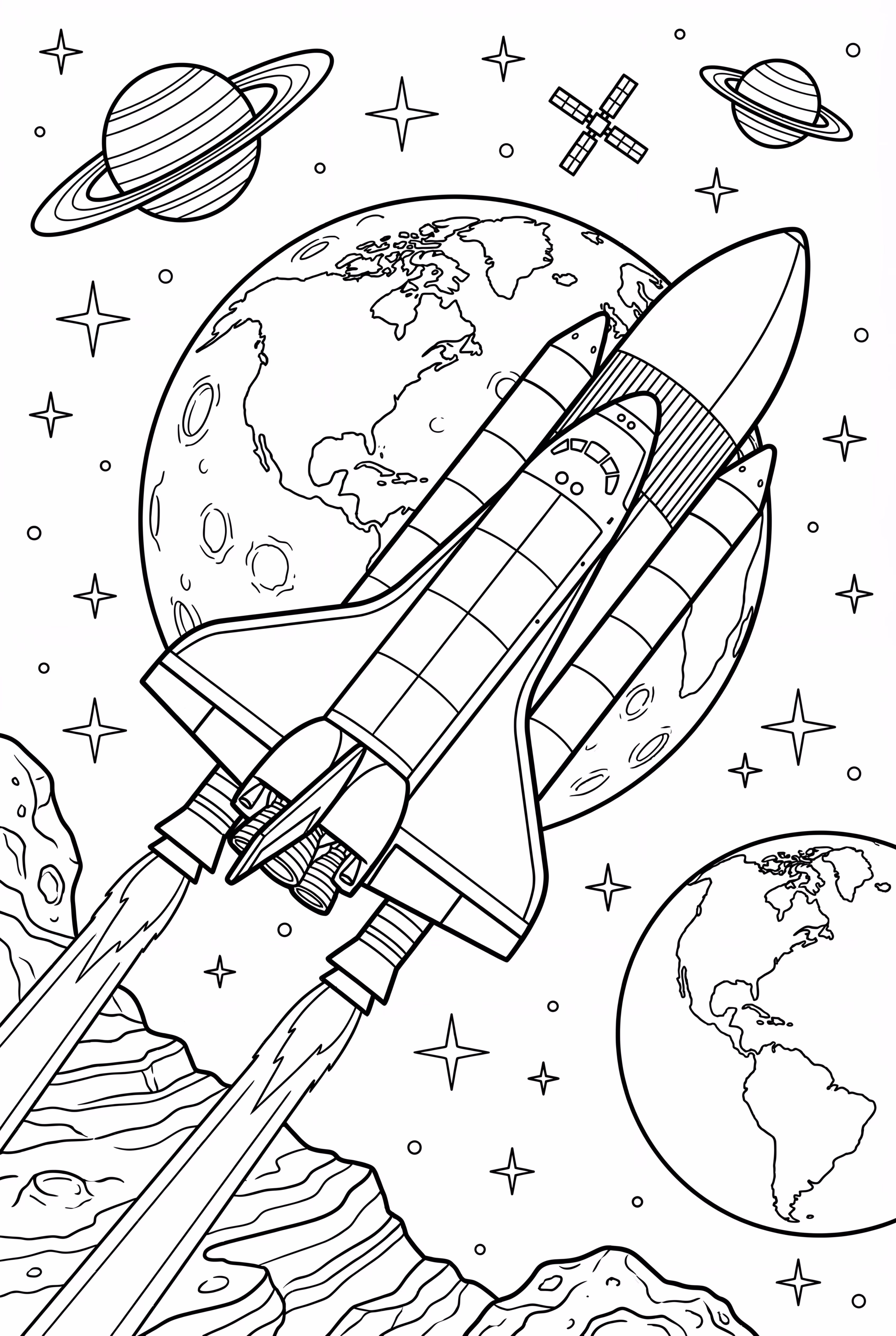 Space Shuttle in Orbit