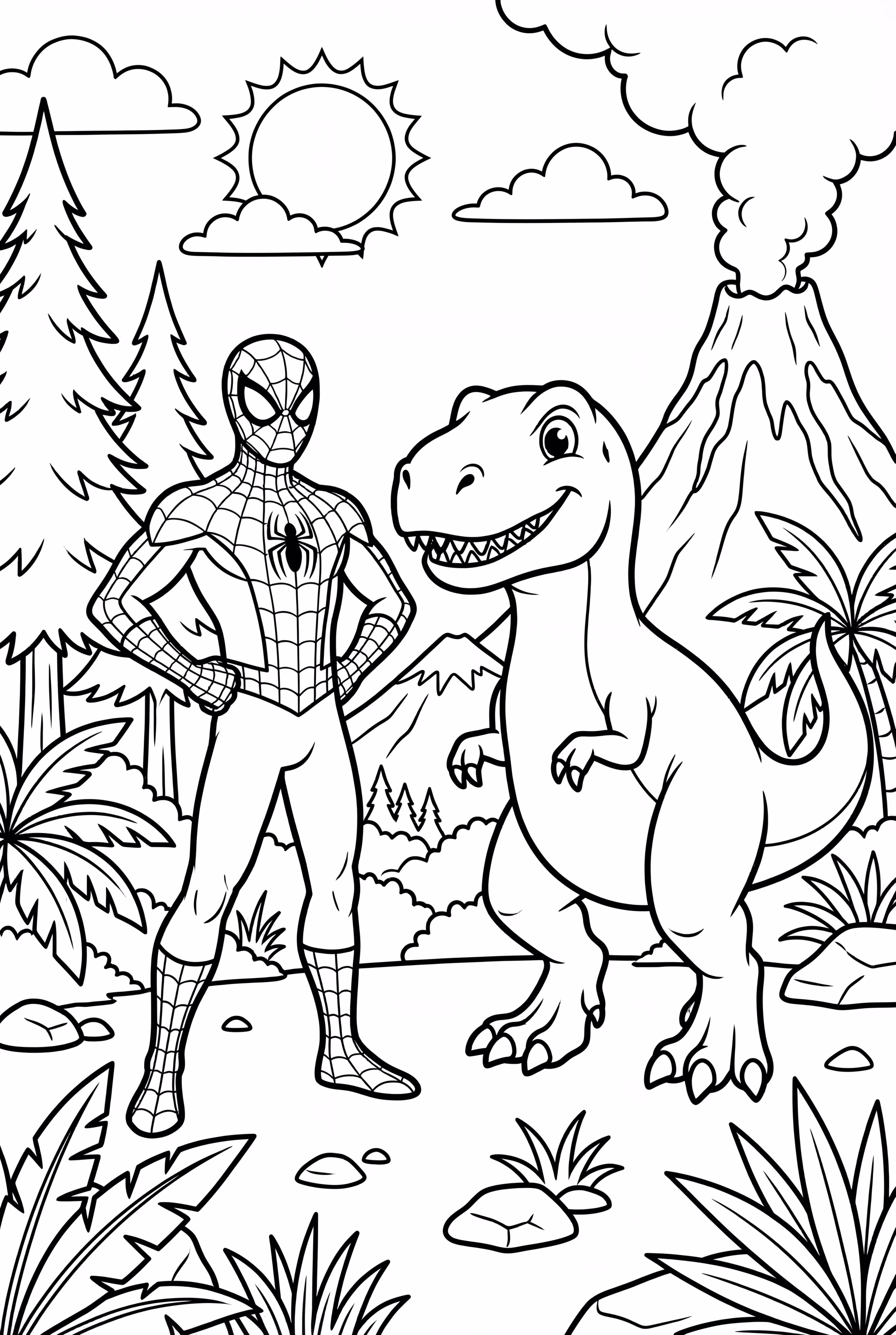 Spider-Man in Dinosaur World2