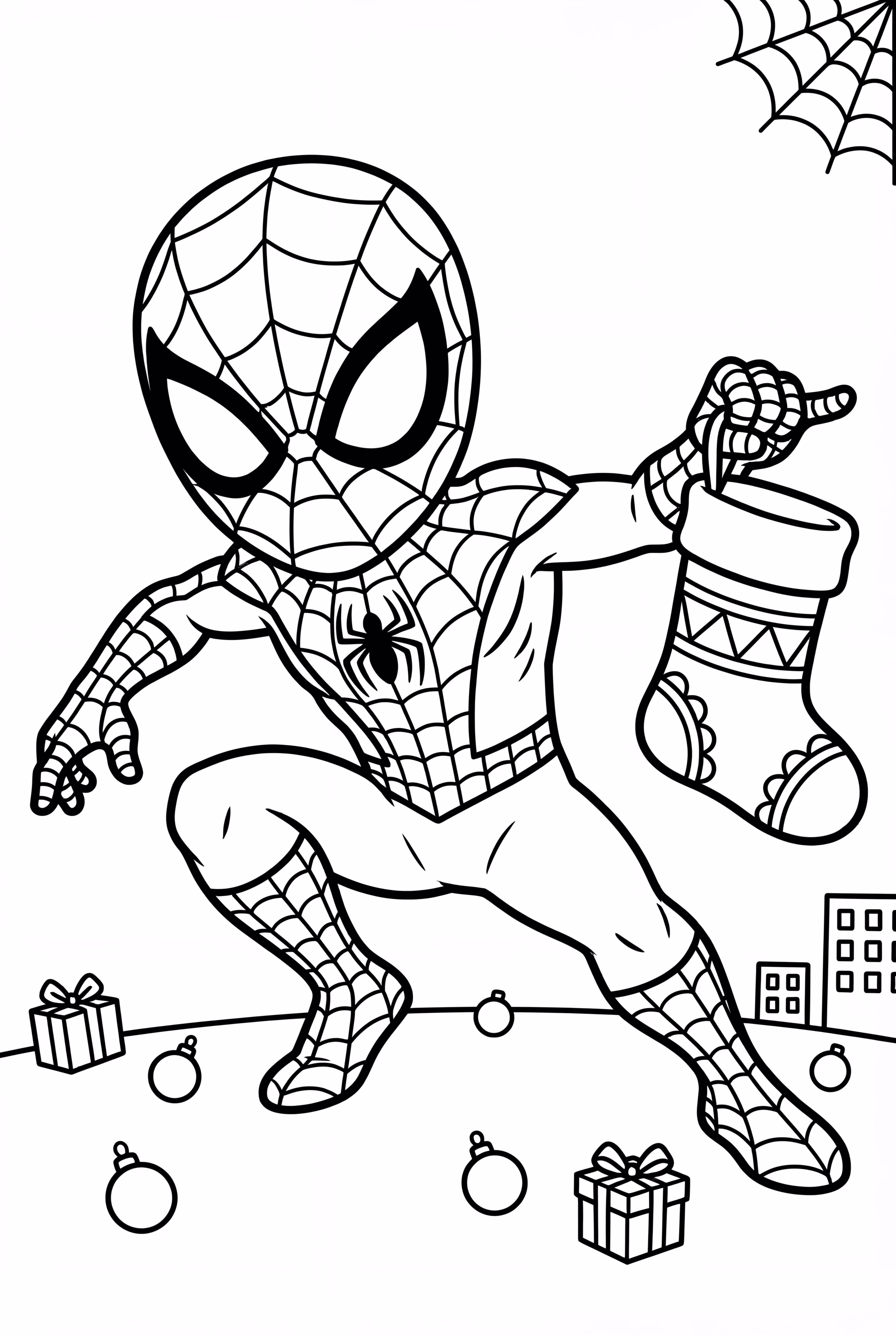 圣诞袜里的蜘蛛侠