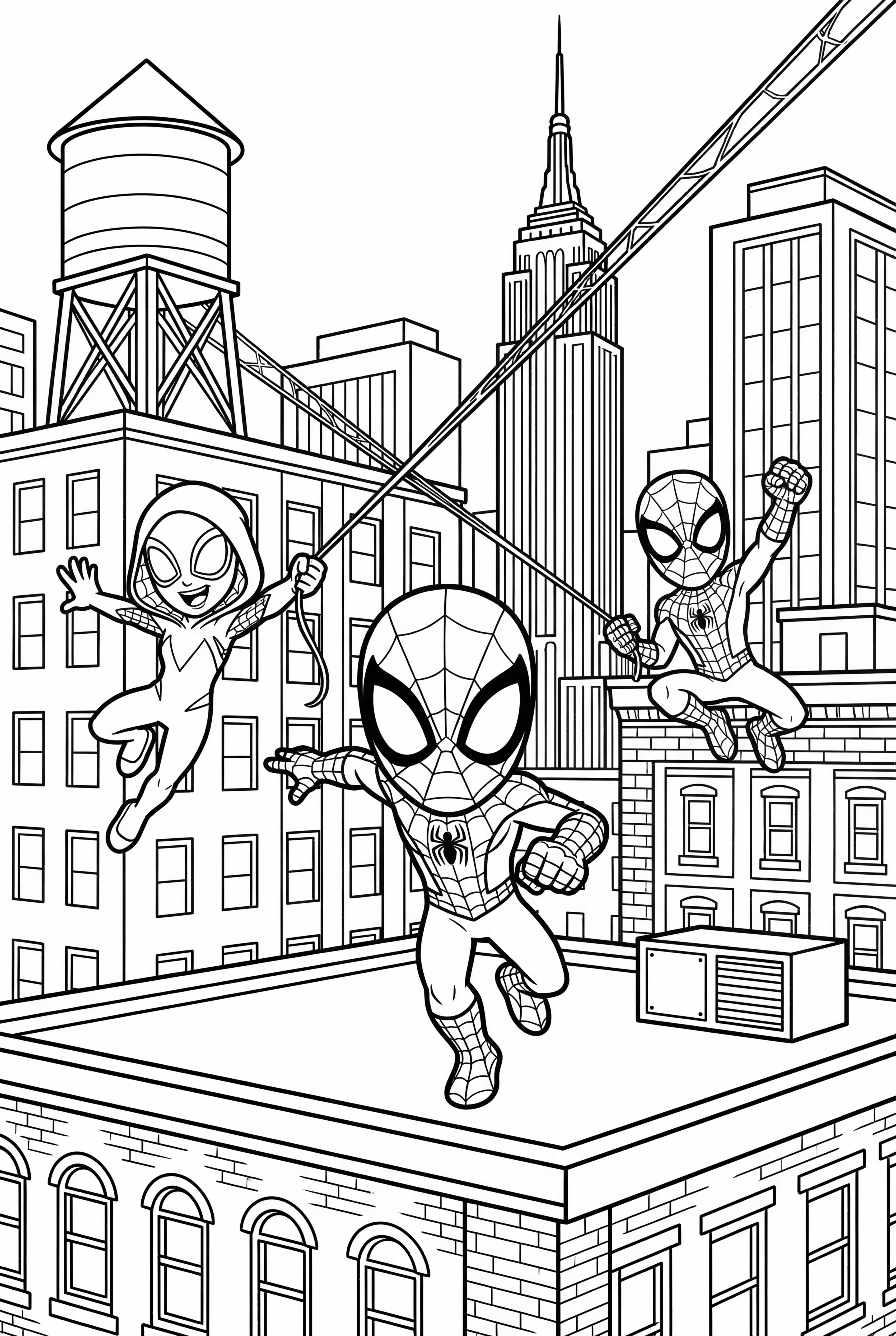 Spidey und seine erstaunlichen Freunde: Eine dynamische Dachjagd