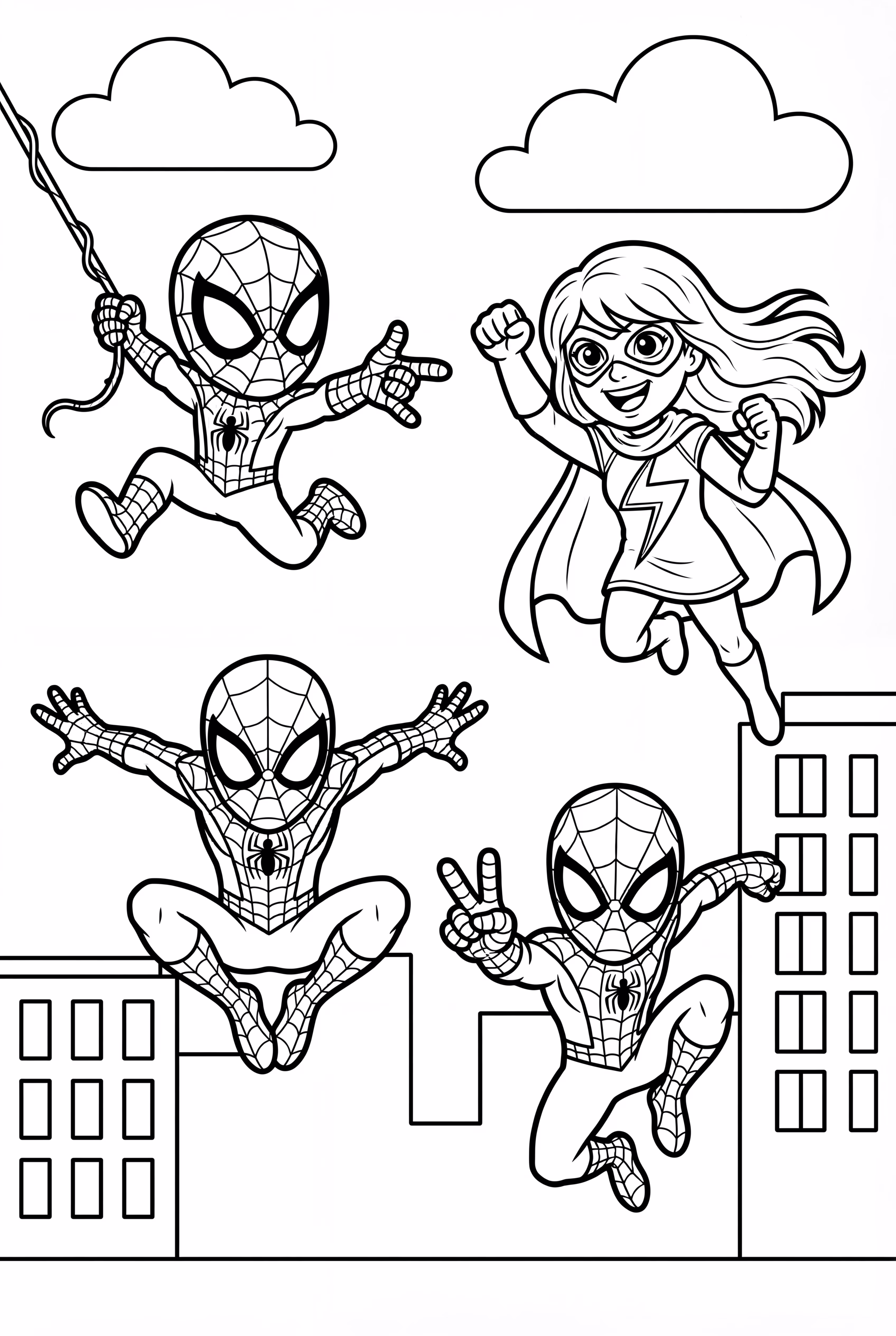 Spidey und seine fantastischen Freunde und Ms. Marvel im Einsatz