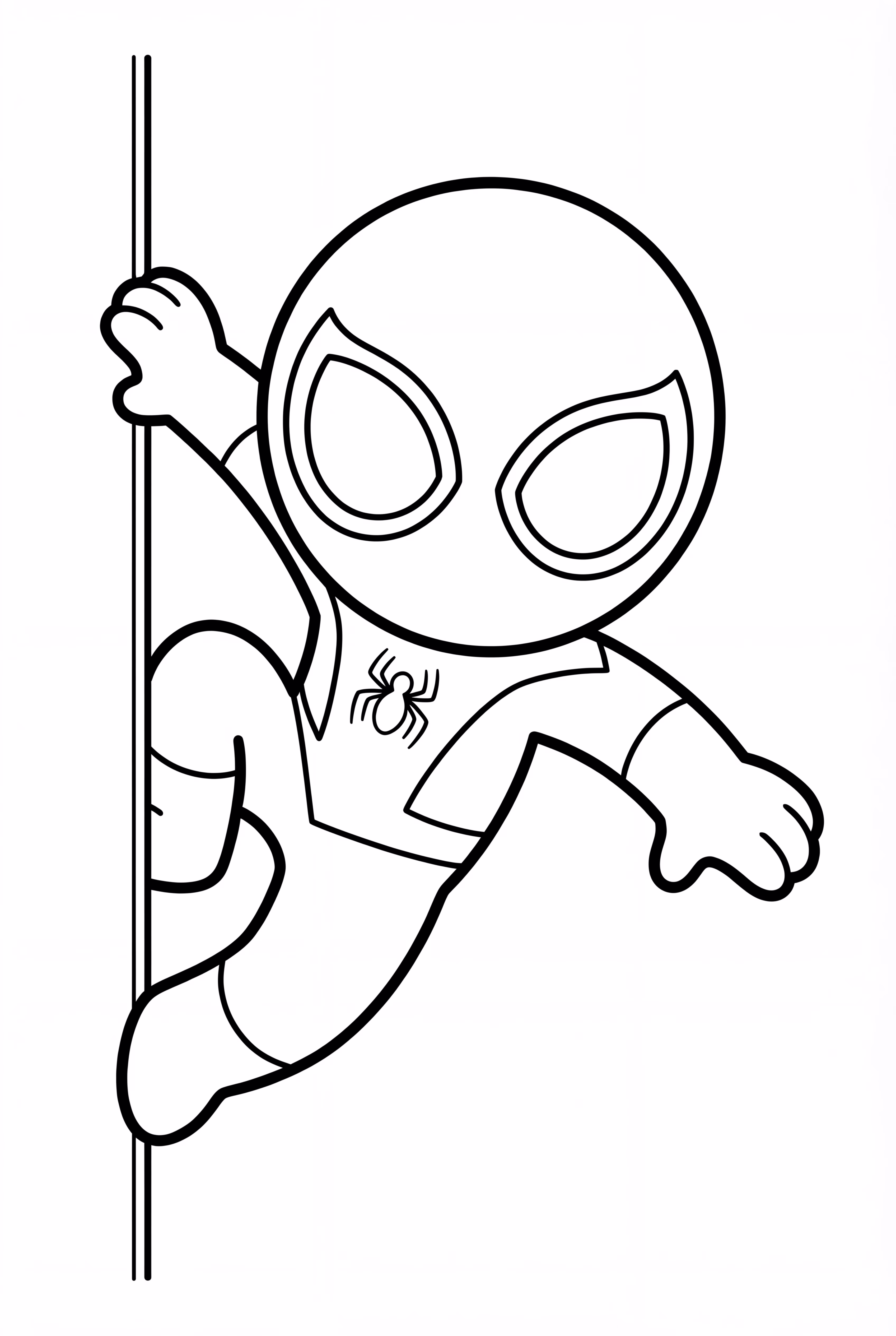 Spidey und seine fantastischen Freunde Spidey klettert an einer Wand