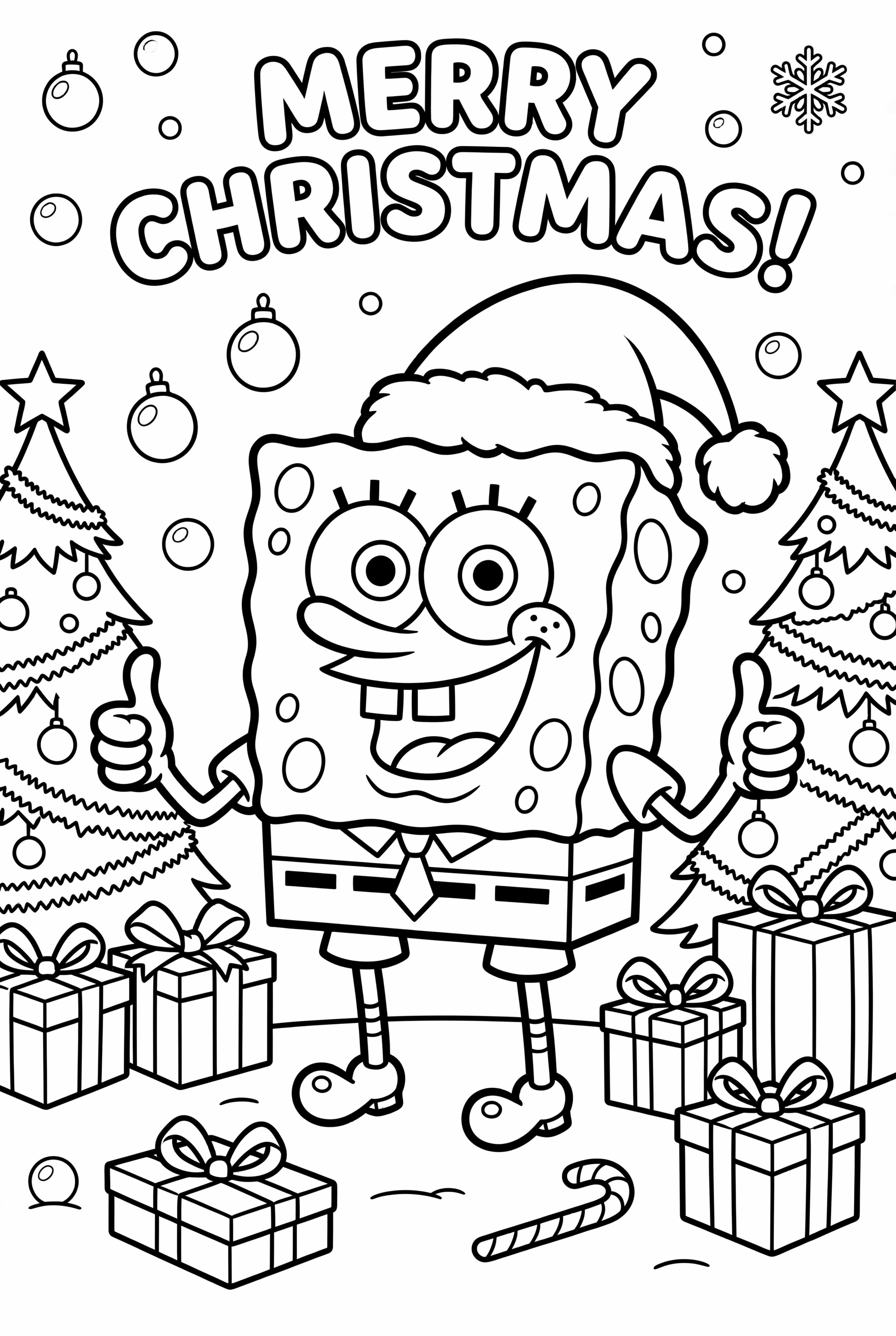 Spongebob Christmas Tree