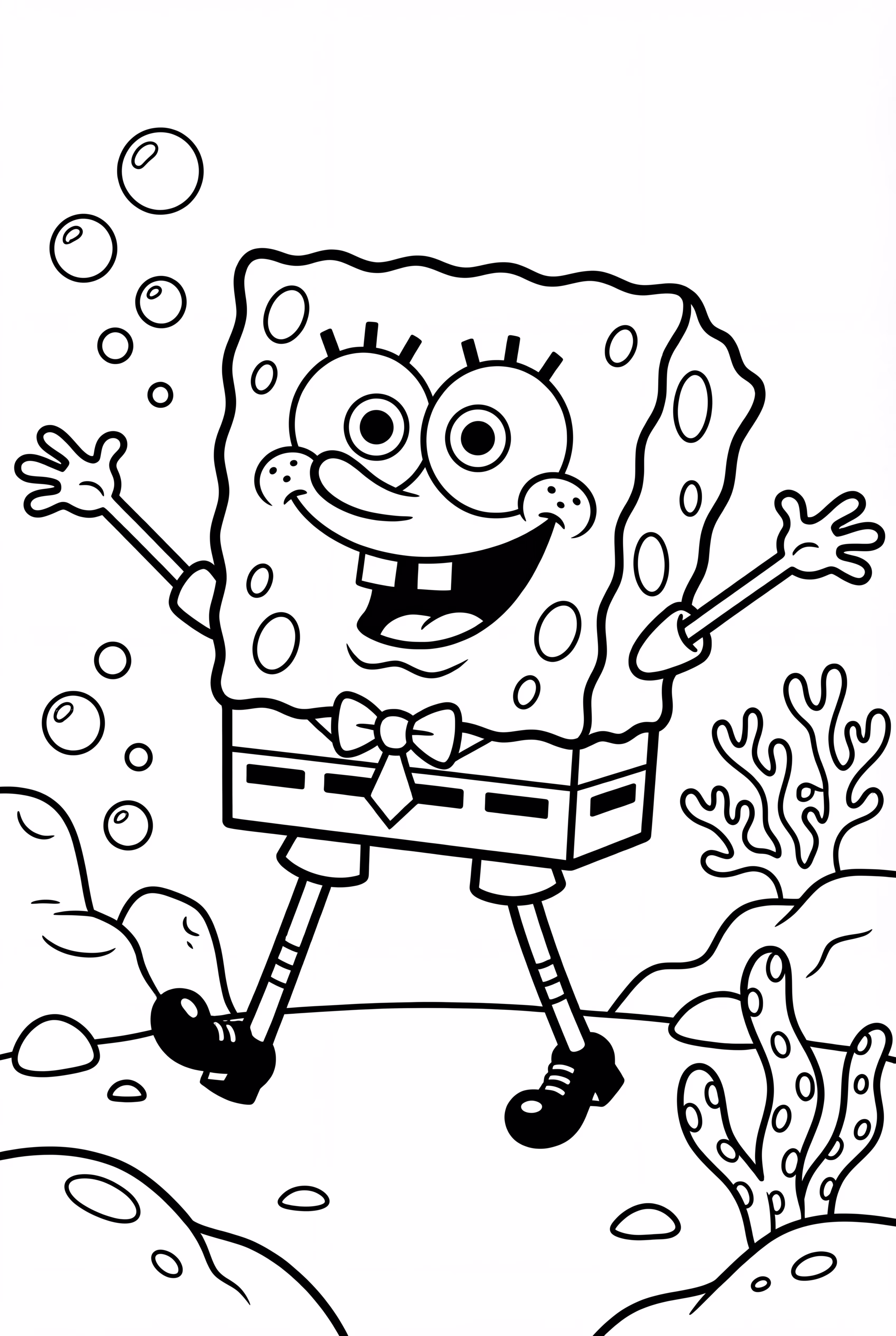 Spongebob Dancing in Bikini Bottom