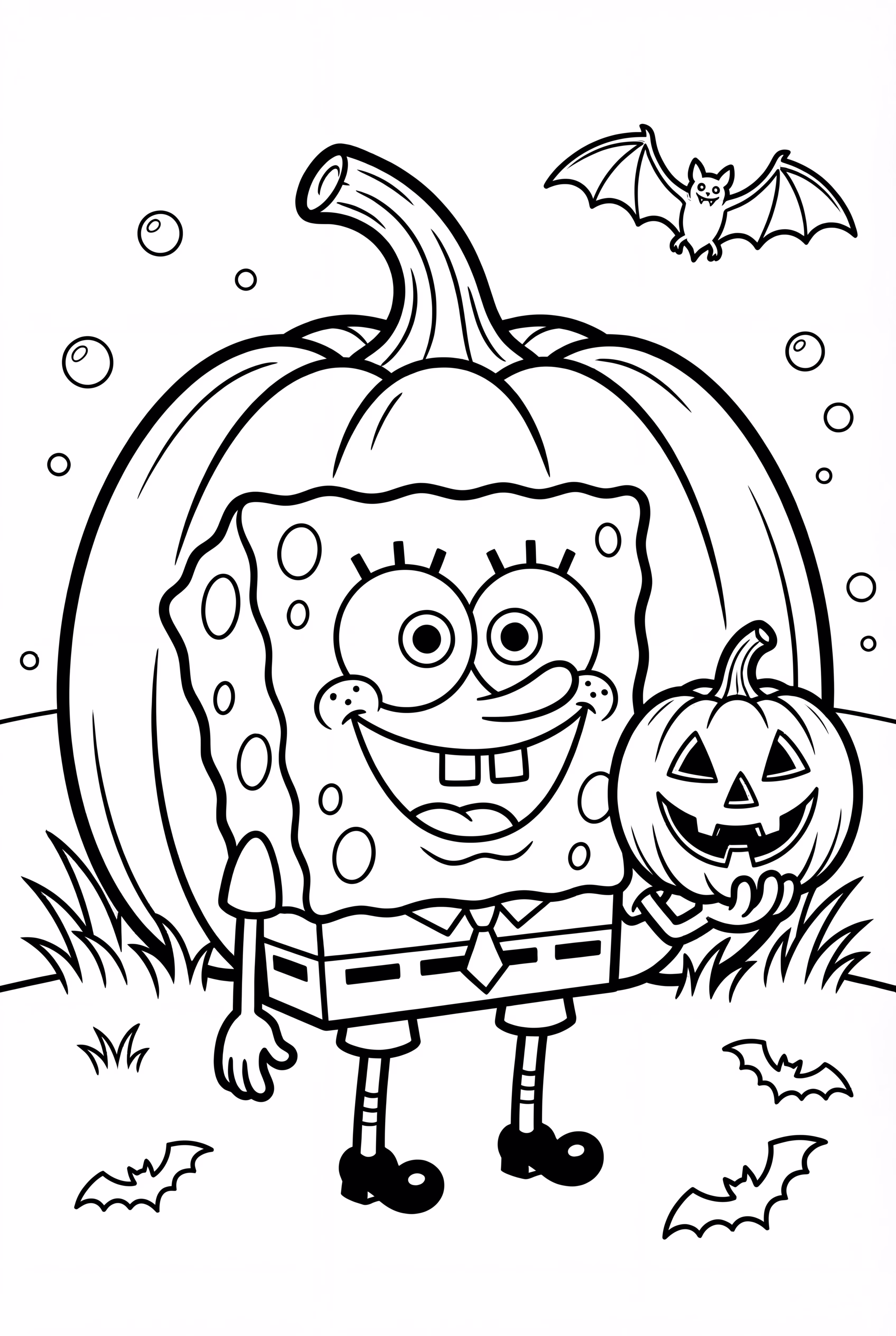 Spongebob Halloween Pumpkin