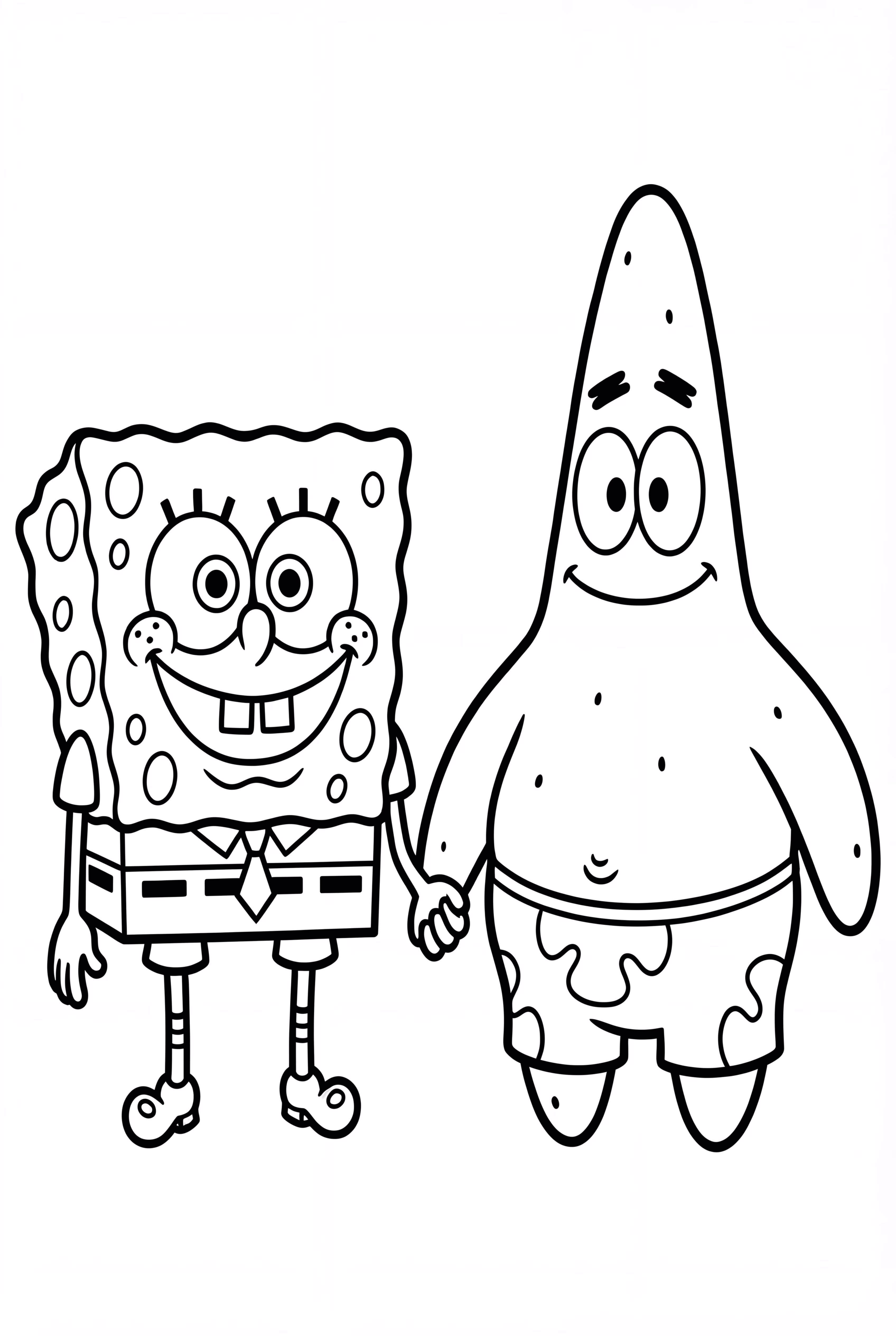 Spongebob Playing With Patrick